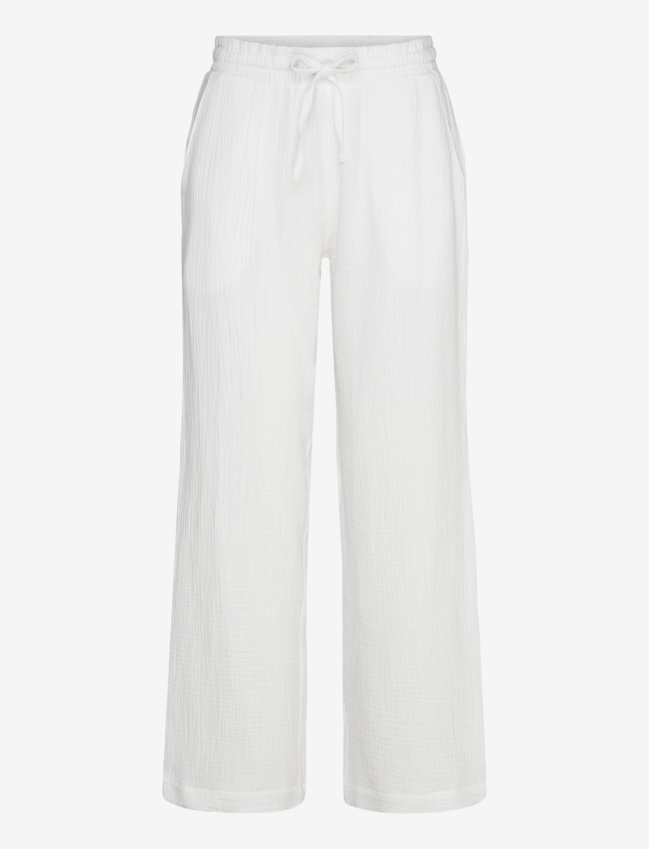 FREE/QUENT - FQESMINGO-PANTS - bukser med brede ben - star off-white - 1