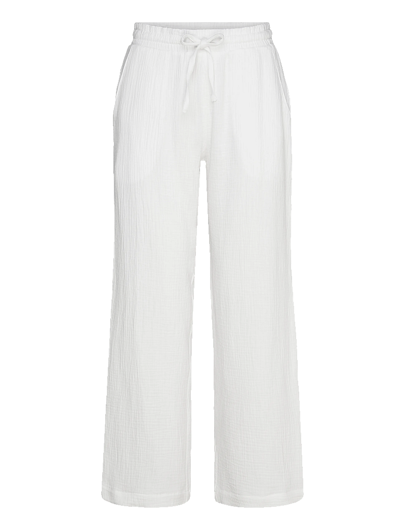 FREE/QUENT - FQESMINGO-PANTS - bukser med brede ben - star off-white - 1