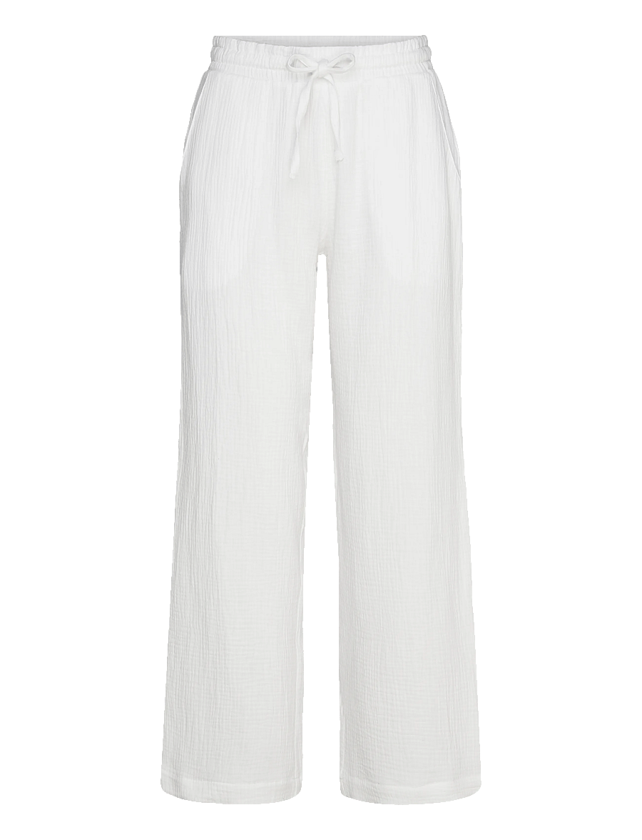 FREE/QUENT - FQESMINGO-PANTS - hosen mit weitem bein - star off-white - 1