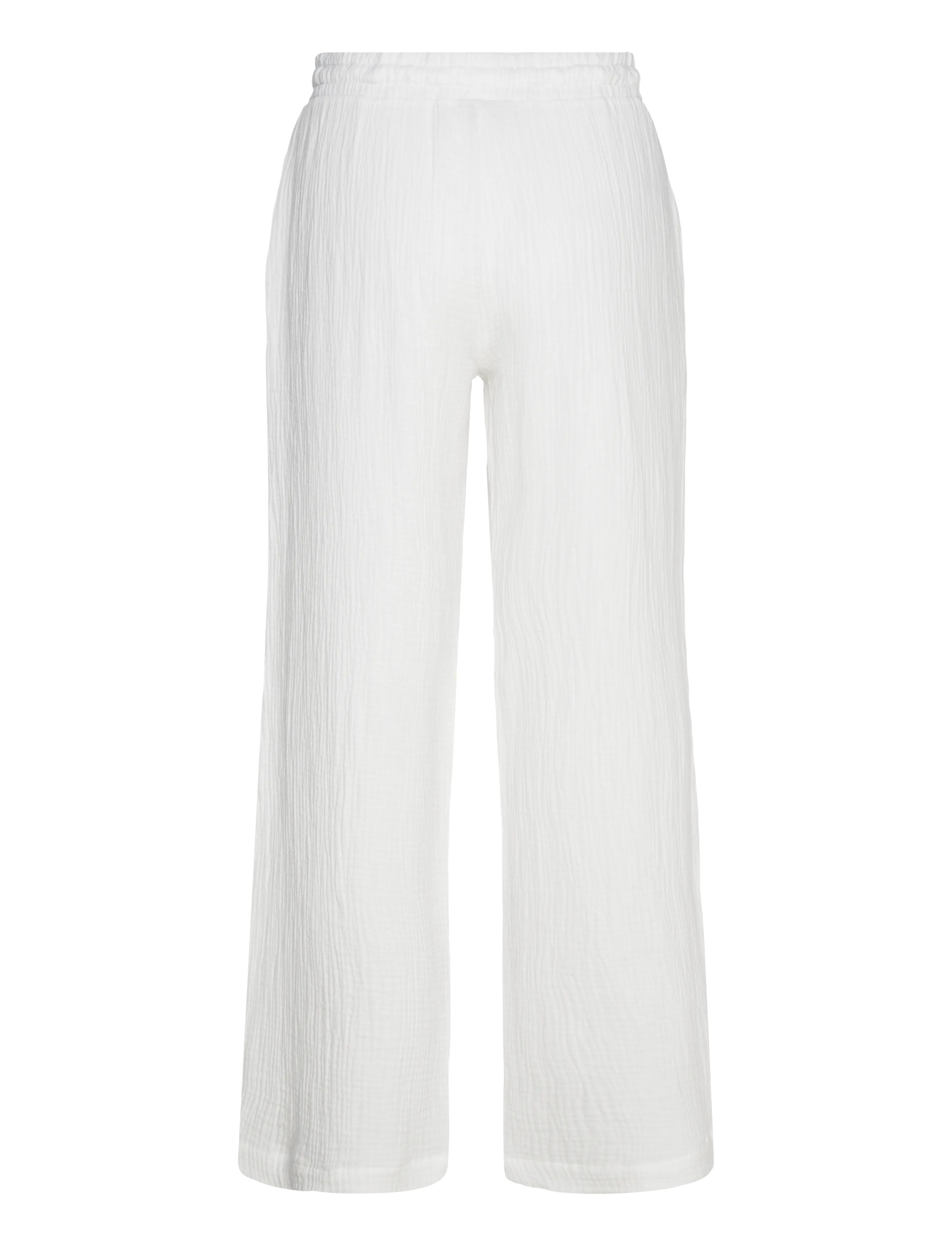 FREE/QUENT - FQESMINGO-PANTS - hosen mit weitem bein - star off-white - 2