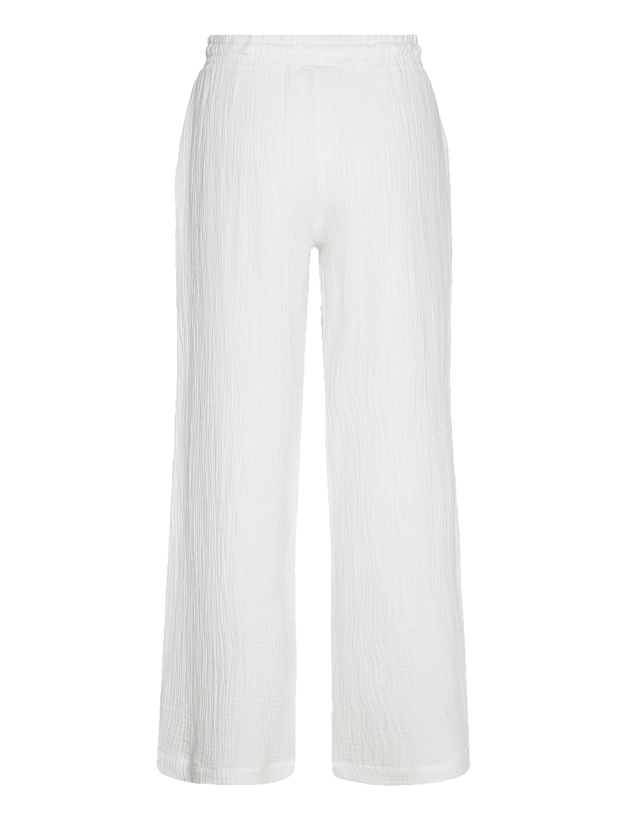 FREE/QUENT - FQESMINGO-PANTS - hosen mit weitem bein - star off-white - 2
