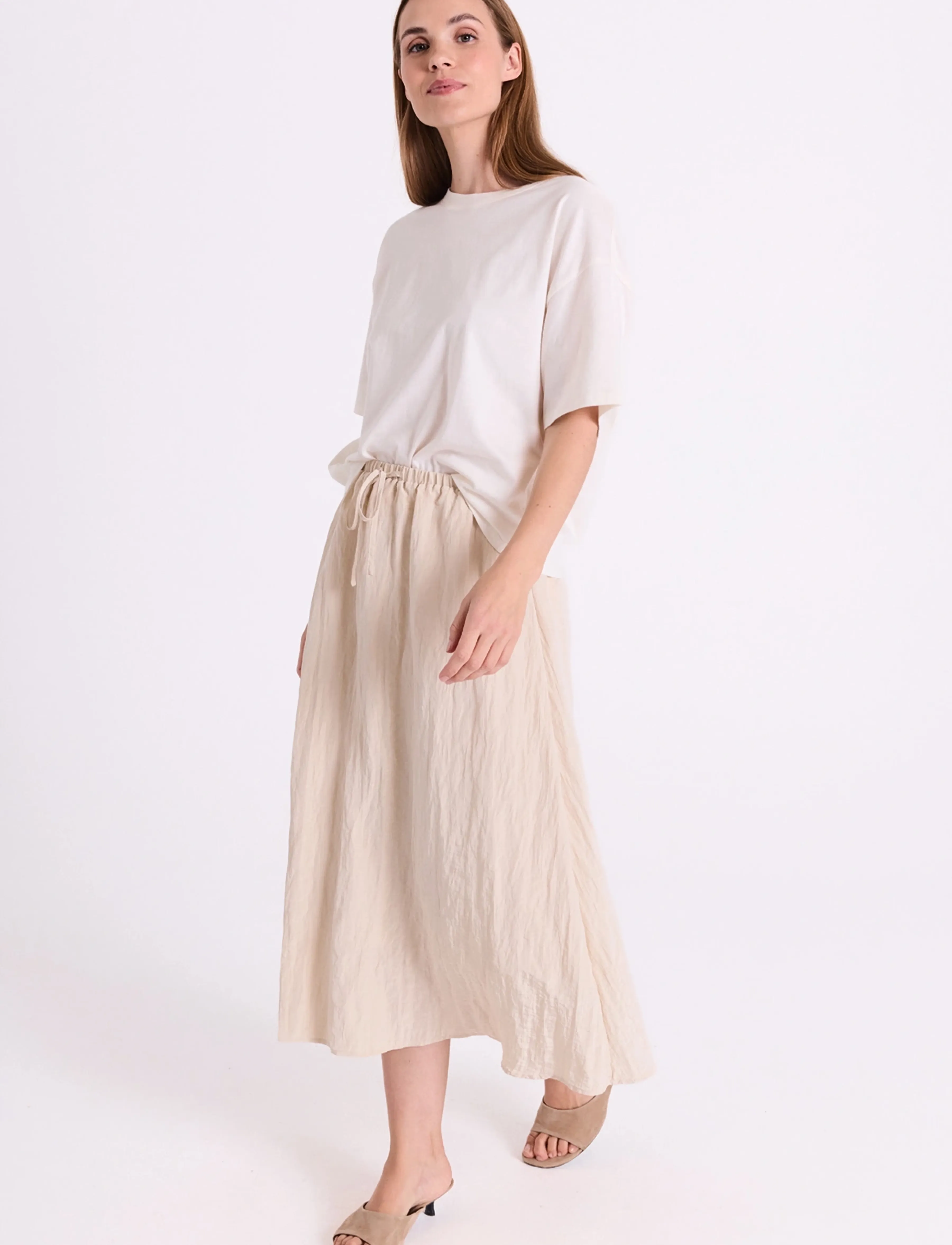 FREE/QUENT FQESDOLLY-SKIRT - Hameet - MOONBEAM / cream
