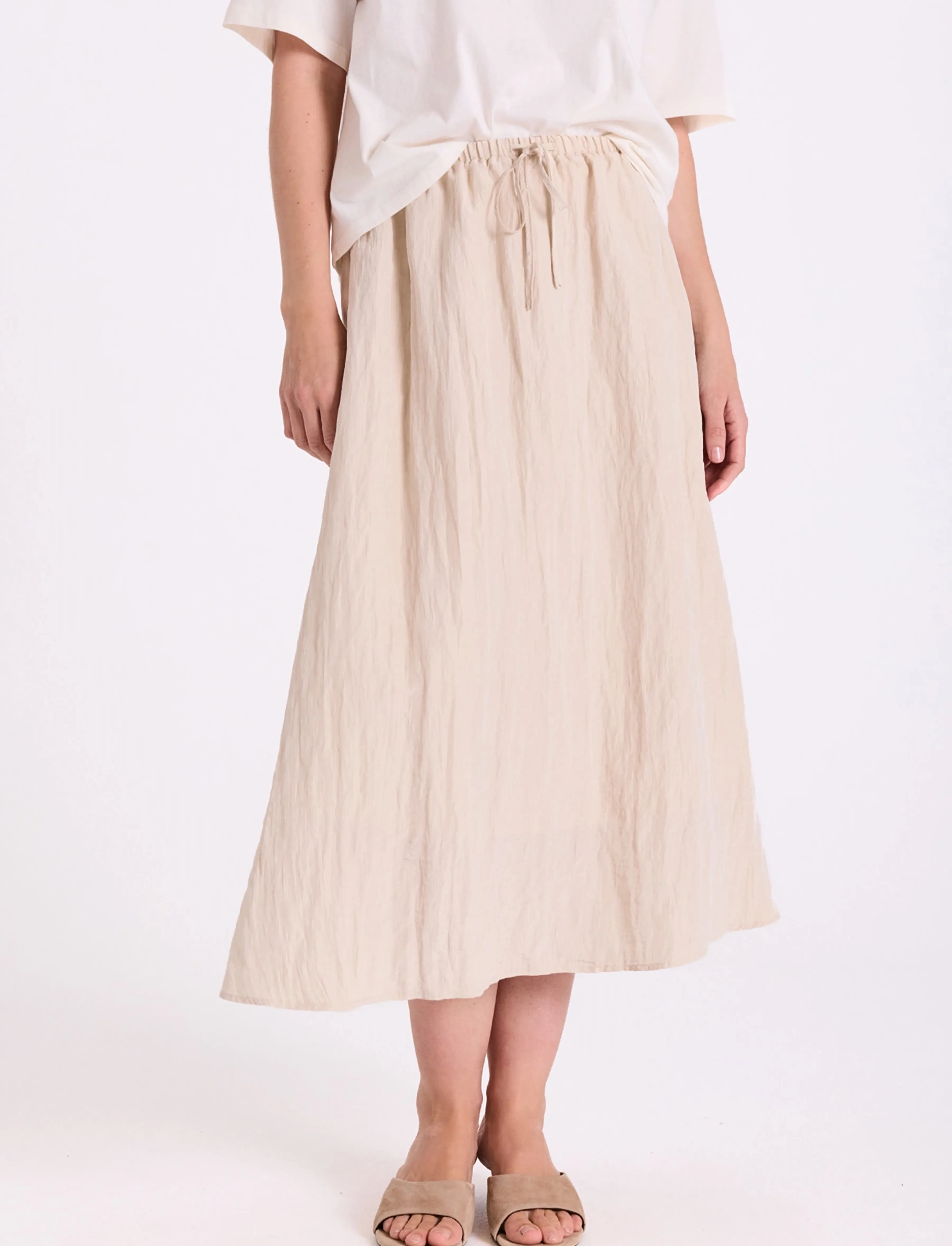 FREE/QUENT - FQESDOLLY-SKIRT - midi kjolar - moonbeam - 3