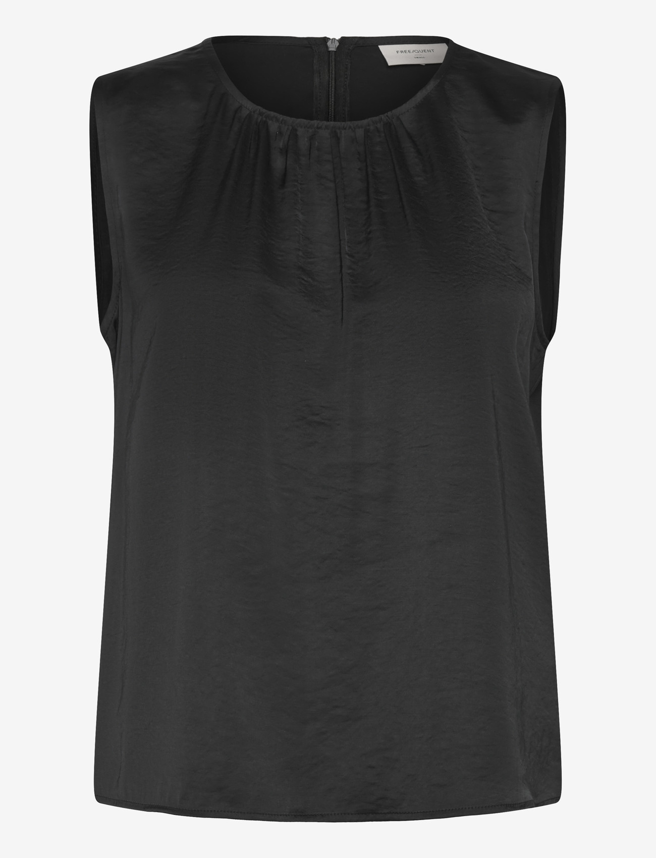 FREE/QUENT - FQDOVE-BLOUSE - sleeveless blouses - black - 1