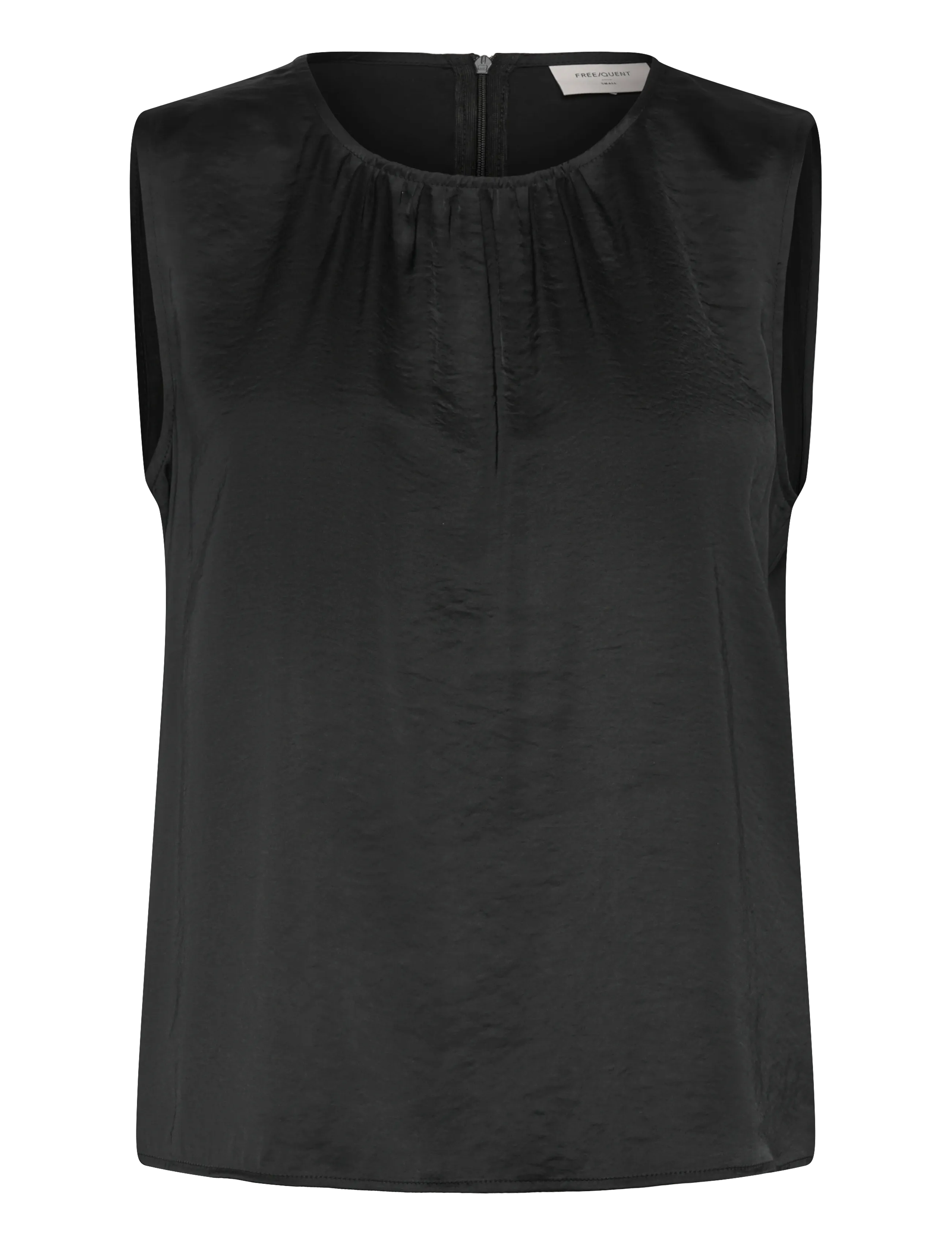 FREE/QUENT FQDOVE-BLOUSE - Ärmellose blusen - BLACK / black