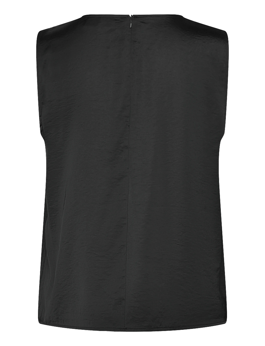 FREE/QUENT - FQDOVE-BLOUSE - sleeveless blouses - black - 2