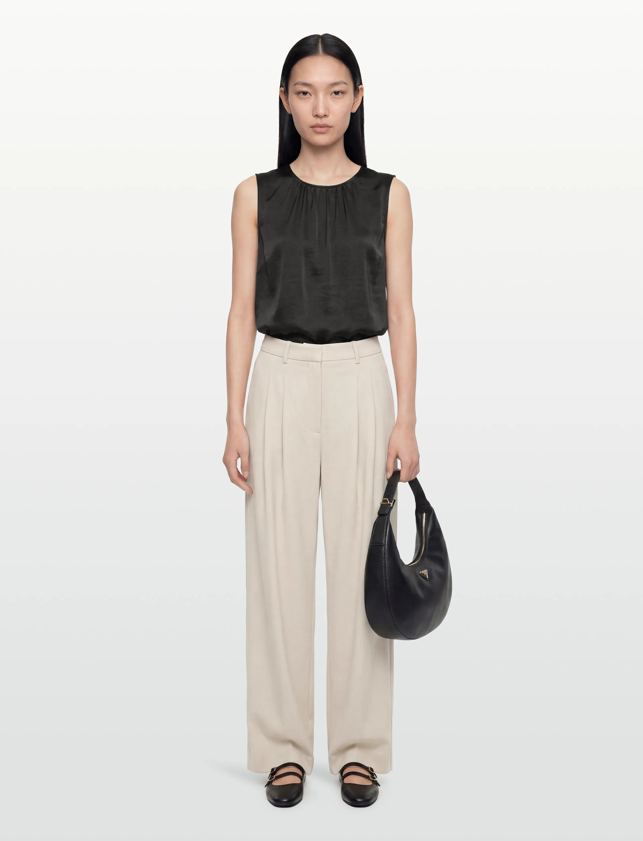 FREE/QUENT Fqdove-Blouse, M, Blouses, Schwarz - Sleeveless, Frauen