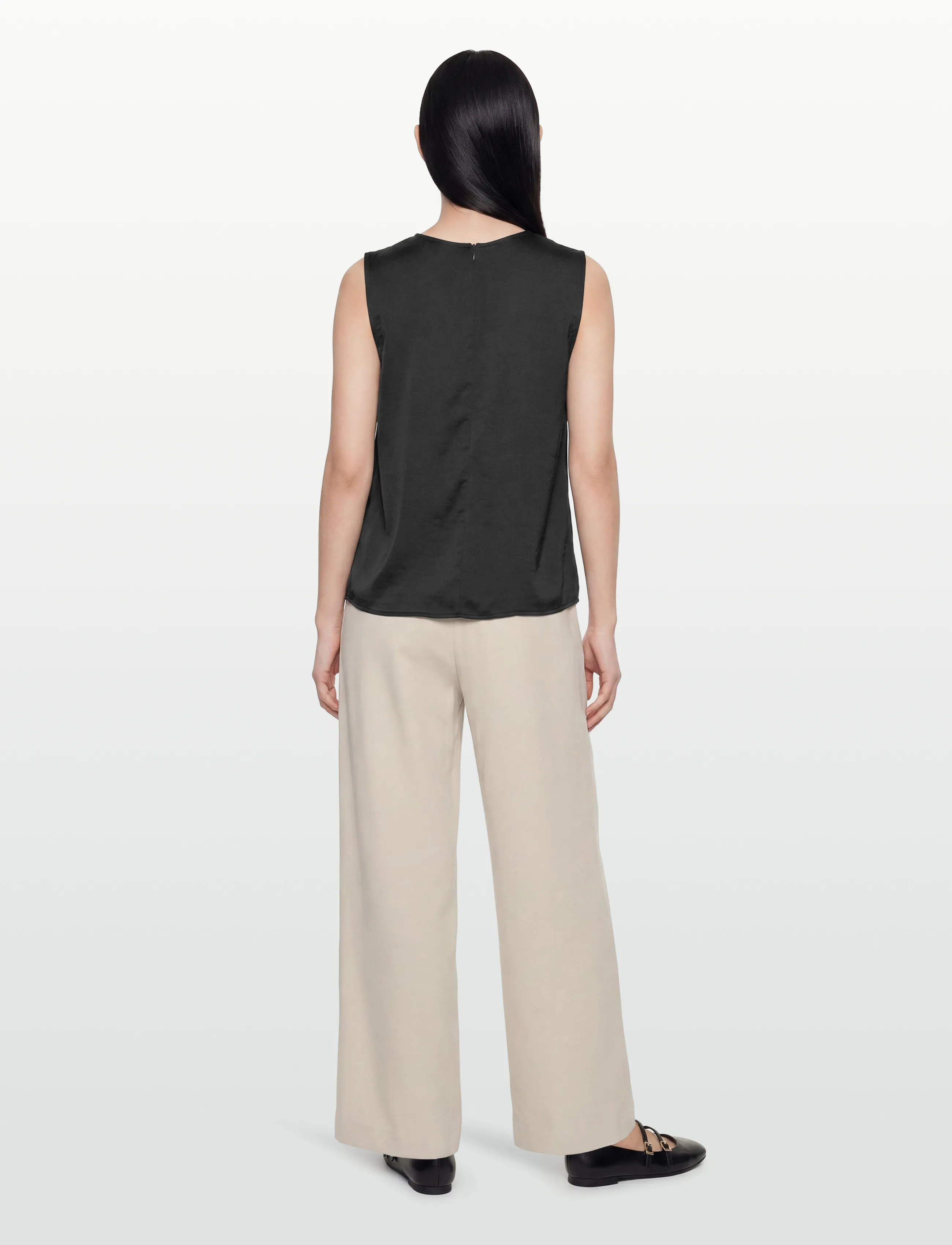 FREE/QUENT - FQDOVE-BLOUSE - bluzki bez rękawów - black - 4