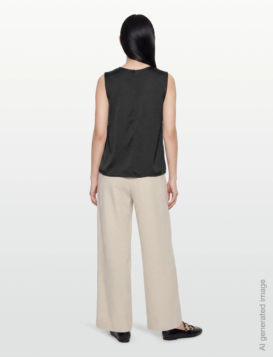 FREE/QUENT - FQDOVE-BLOUSE - sleeveless blouses - black - 4