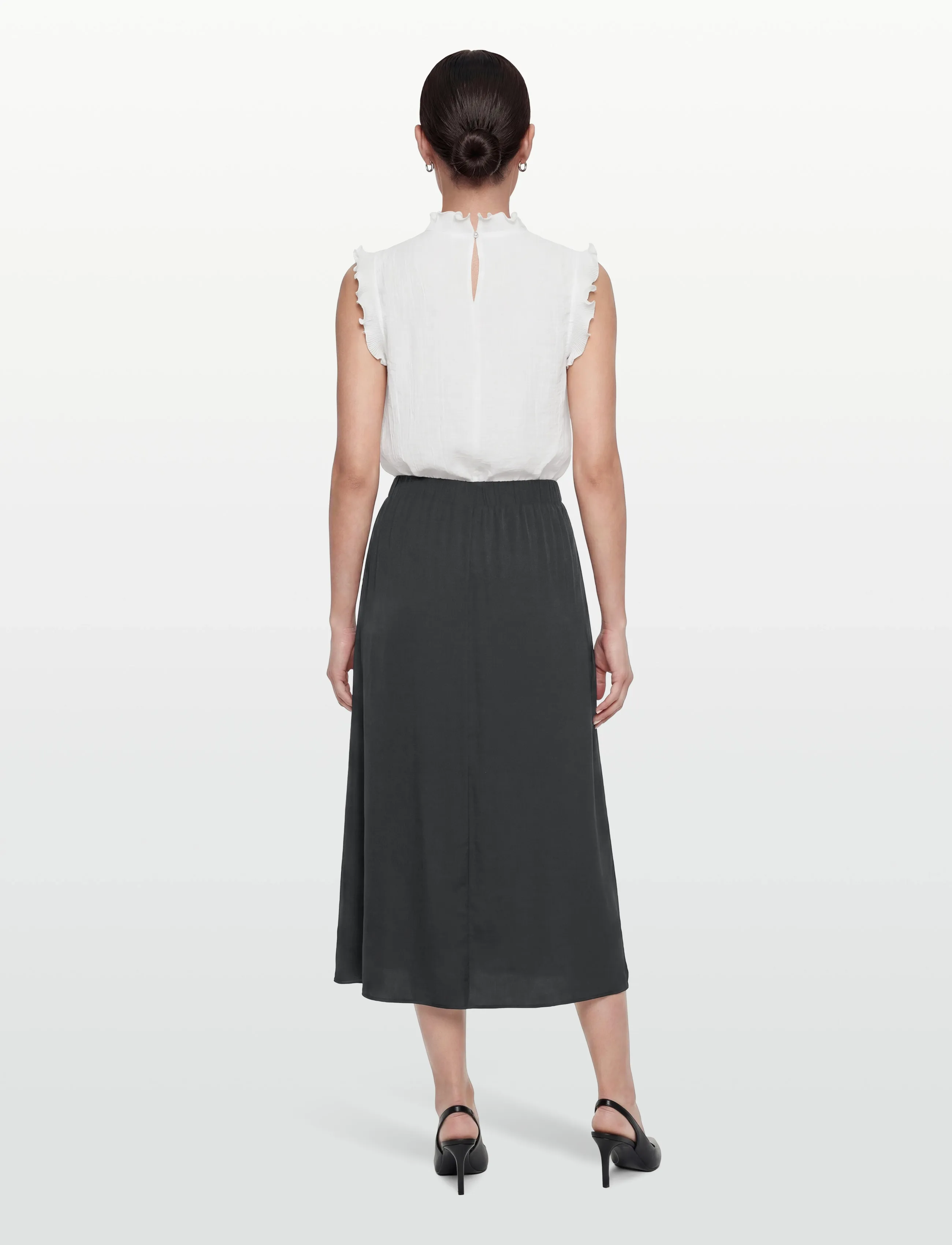 FREE/QUENT - FQDOVE-SKIRT - vekkihameet - black - 4
