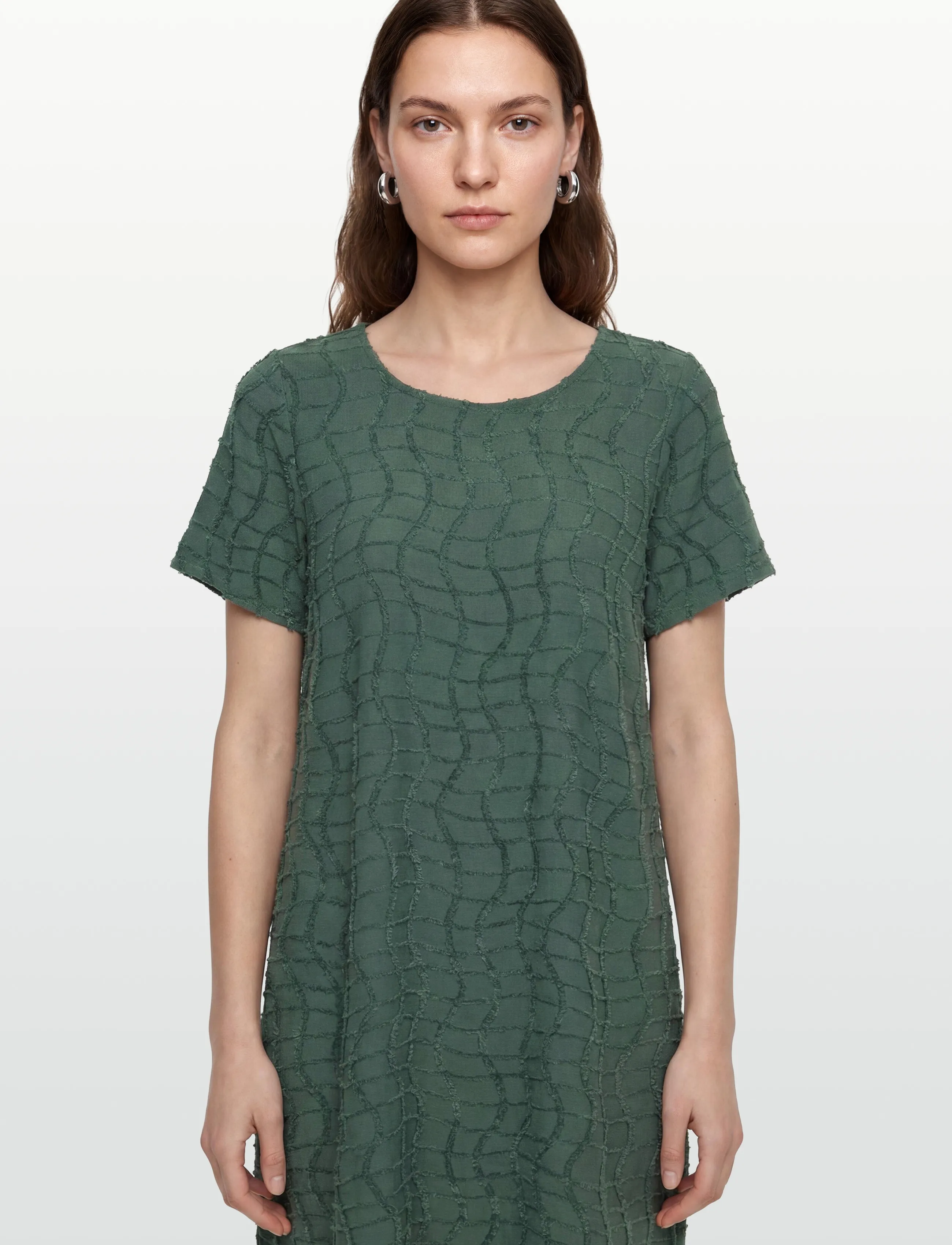 FREE/QUENT - FQALFI-DRESS - t-shirtkjoler - dark forest - 3