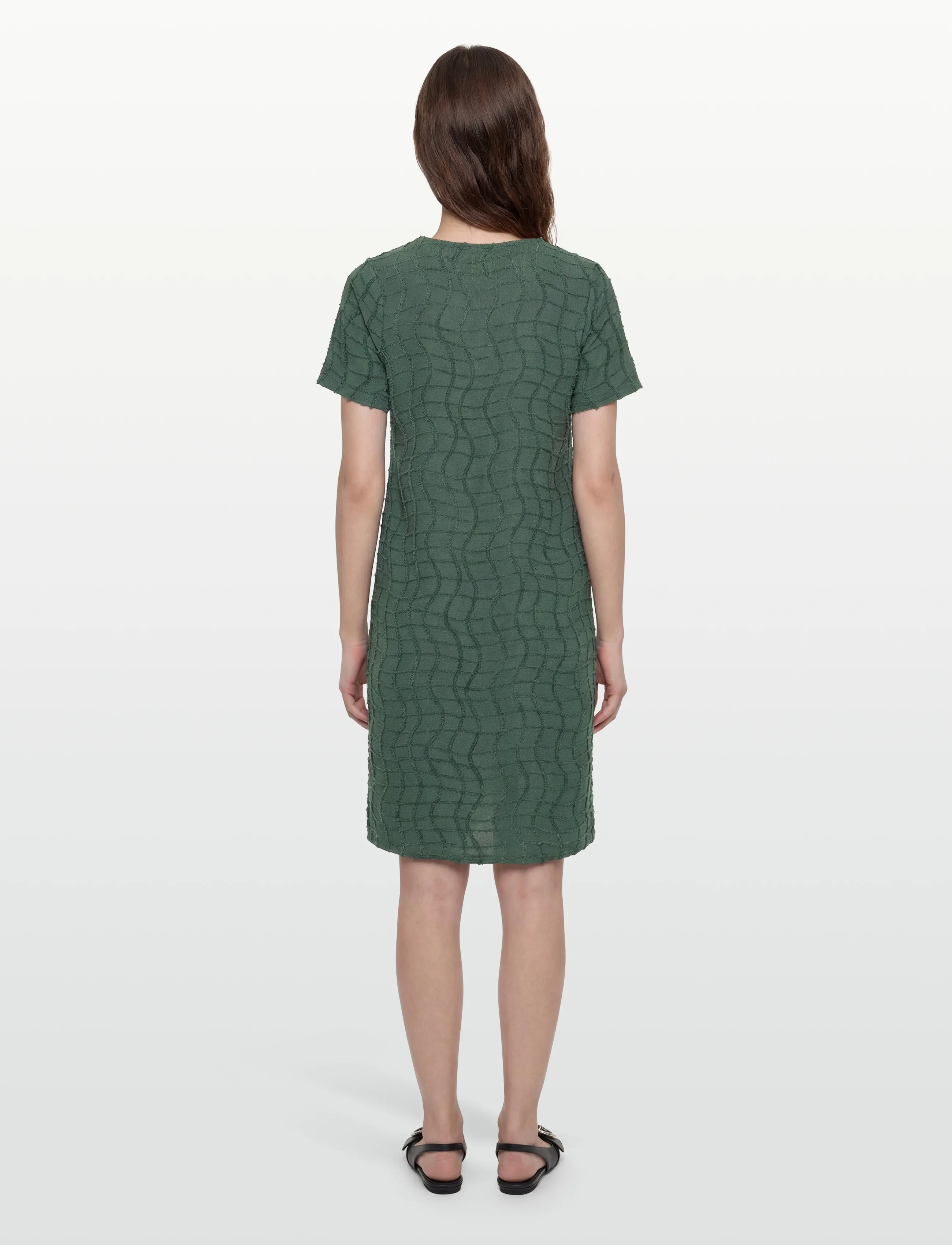 FREE/QUENT - FQALFI-DRESS - t-shirtkjoler - dark forest - 4