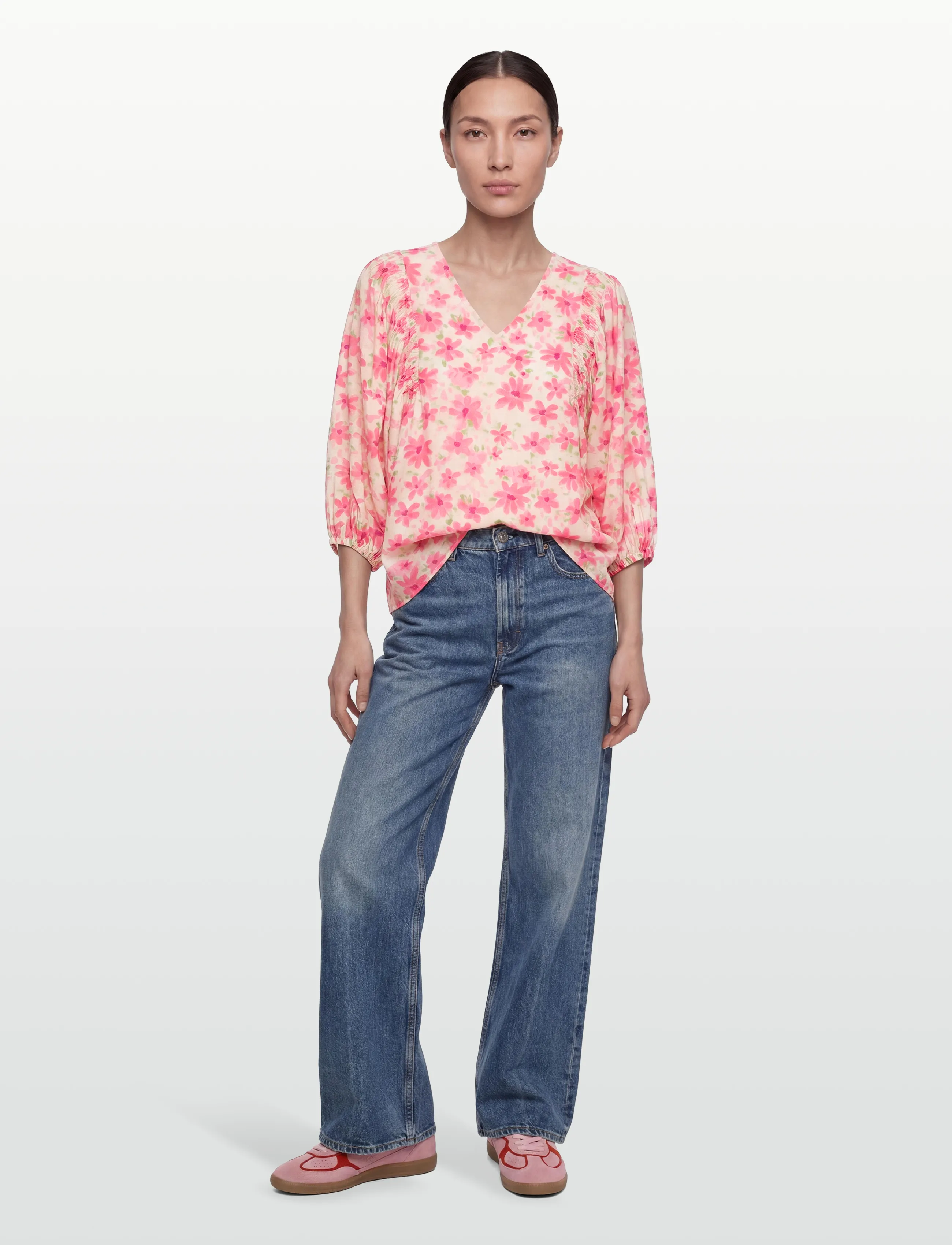 FREE/QUENT FQJOVI-BLOUSE - Blusen - MOONBEAM W. SWEET LILAC / pink/rose