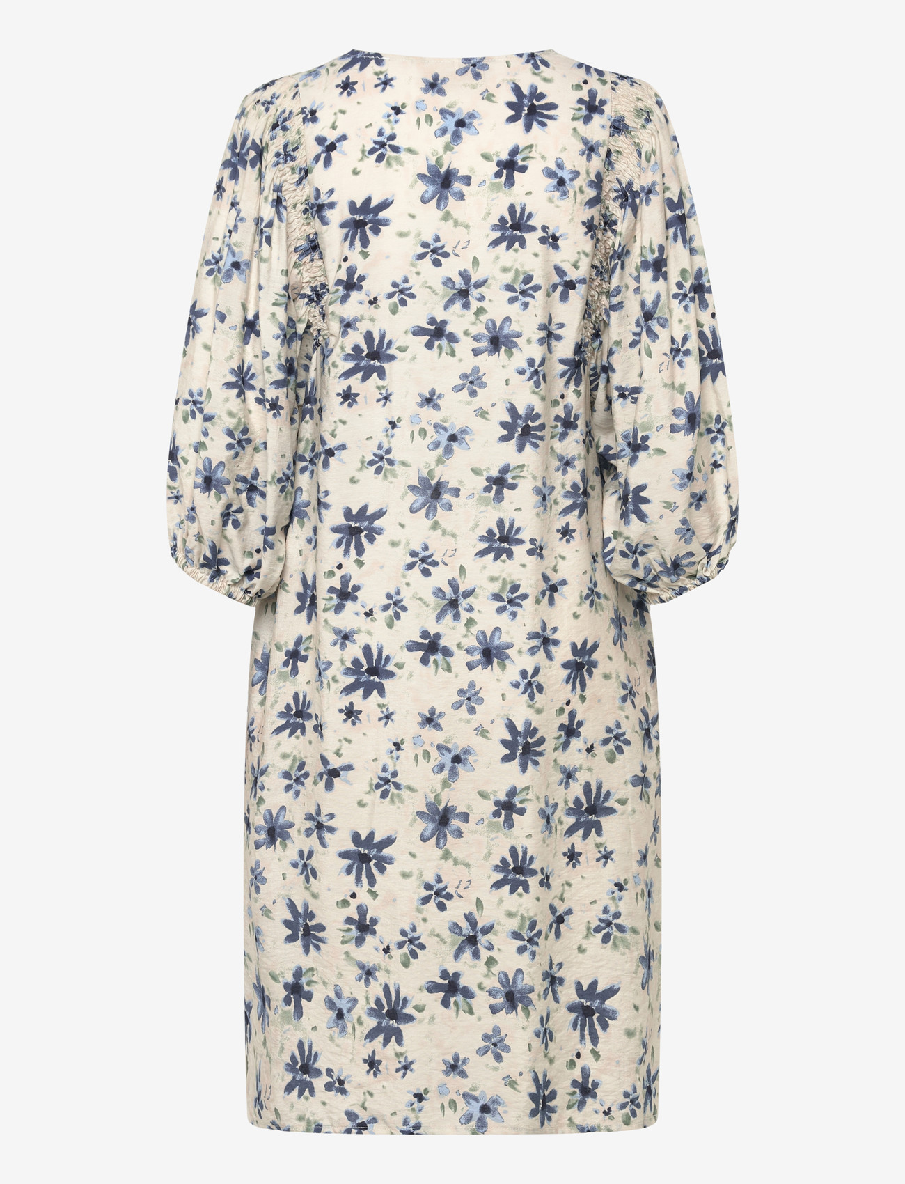 FREE/QUENT - FQJOVI-DRESS - sommarklänningar - moonbeam w. vintage indigo - 1