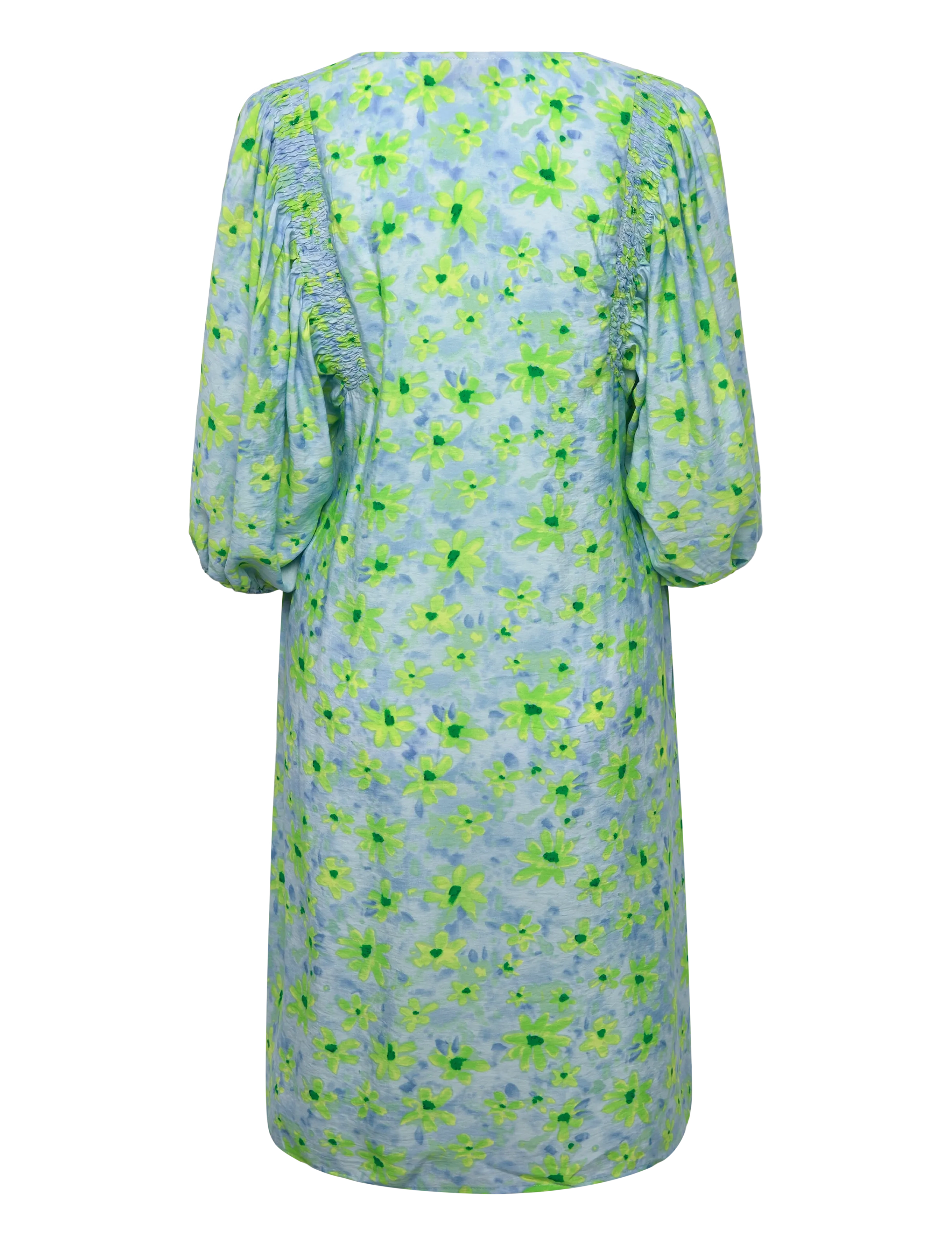 FREE/QUENT - FQJOVI-DRESS - sommerkleider - blue bell w. sharp green - 1