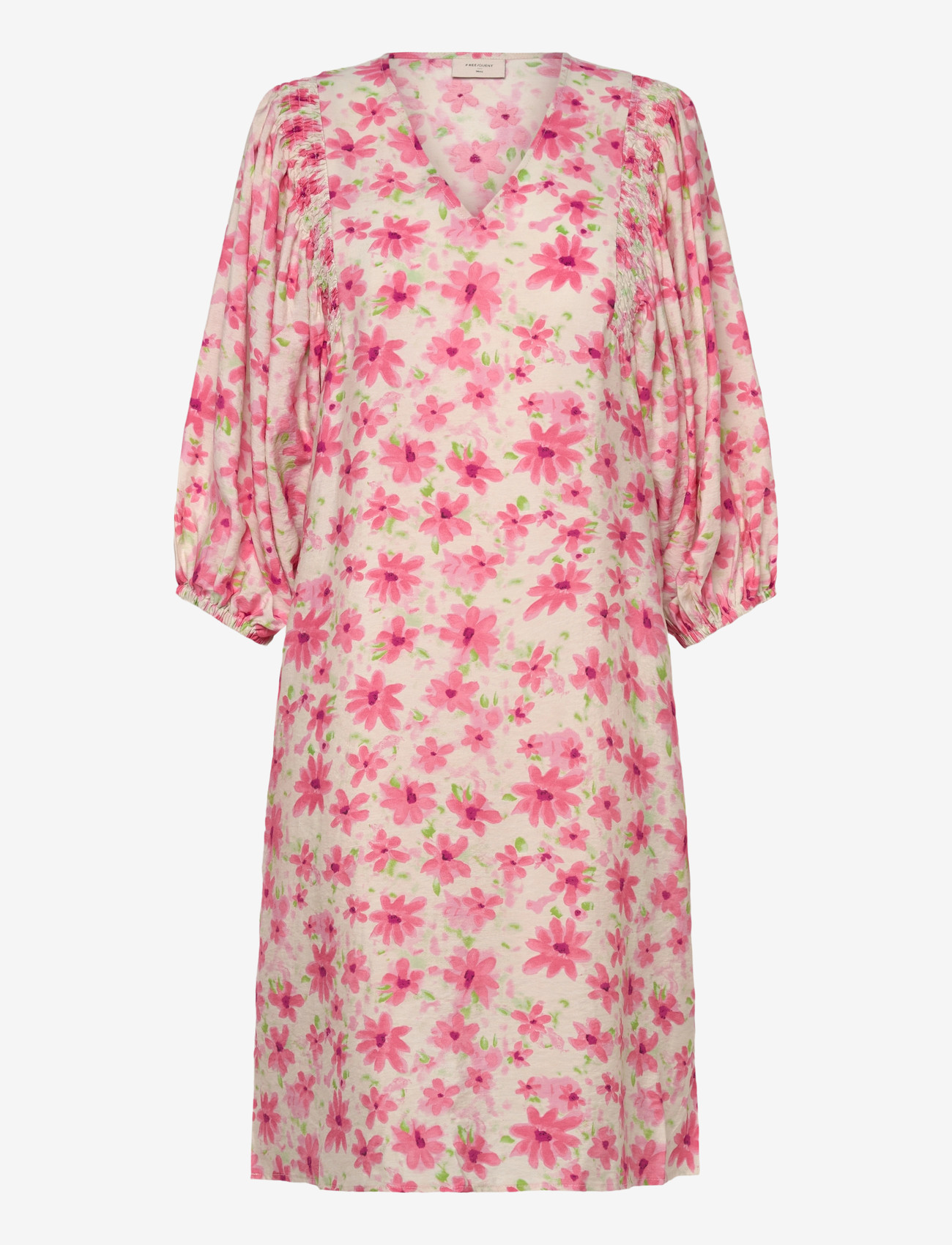 FREE/QUENT - FQJOVI-DRESS - sommarklänningar - moonbeam w. sweet lilac - 1