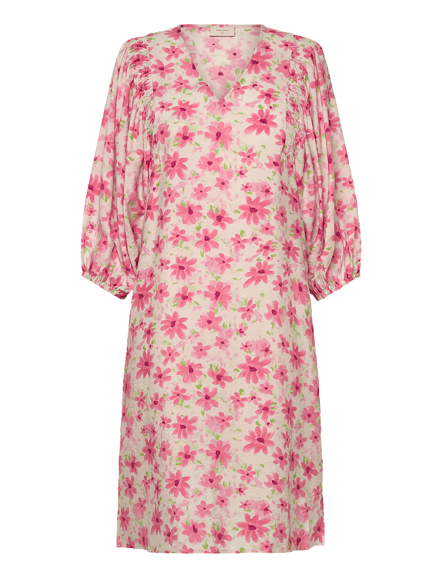 FREE/QUENT - FQJOVI-DRESS - sommerkjoler - moonbeam w. sweet lilac - 1