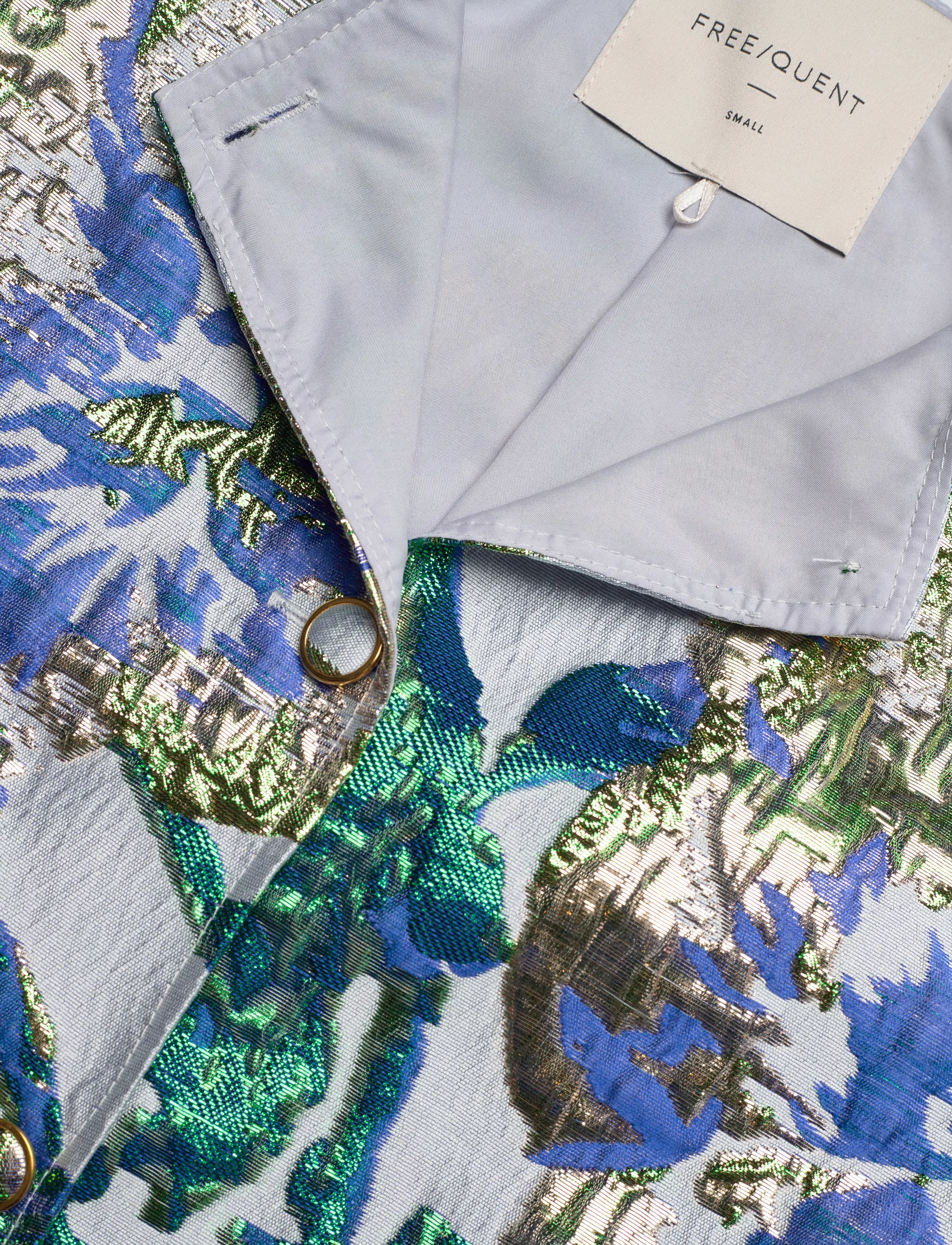FREE/QUENT - FQFAY-JACKET - langärmlige blusen - zen blue w. ultramarine - 4