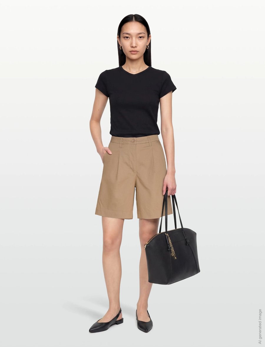 FREE/QUENT - FQHAYE-SHORTS - casual shorts - silver mink - 0