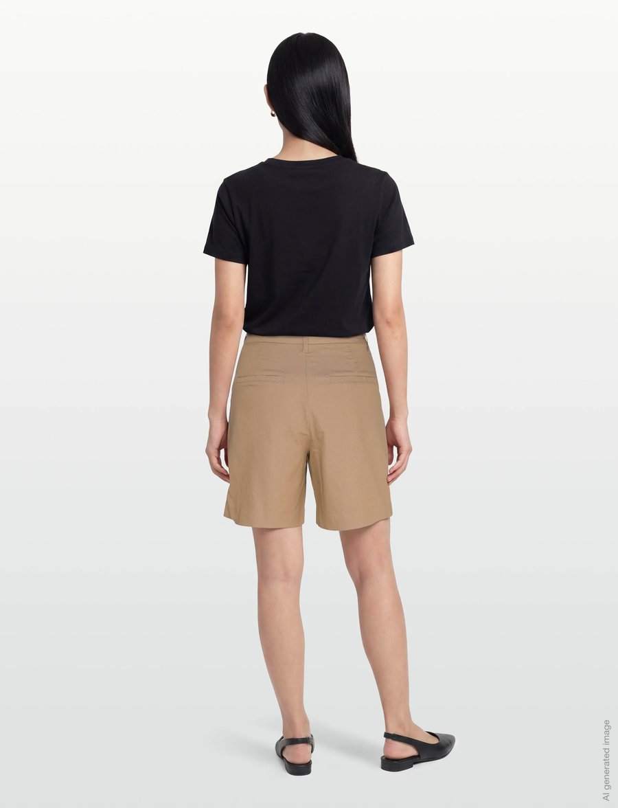FREE/QUENT - FQHAYE-SHORTS - casual shorts - silver mink - 4