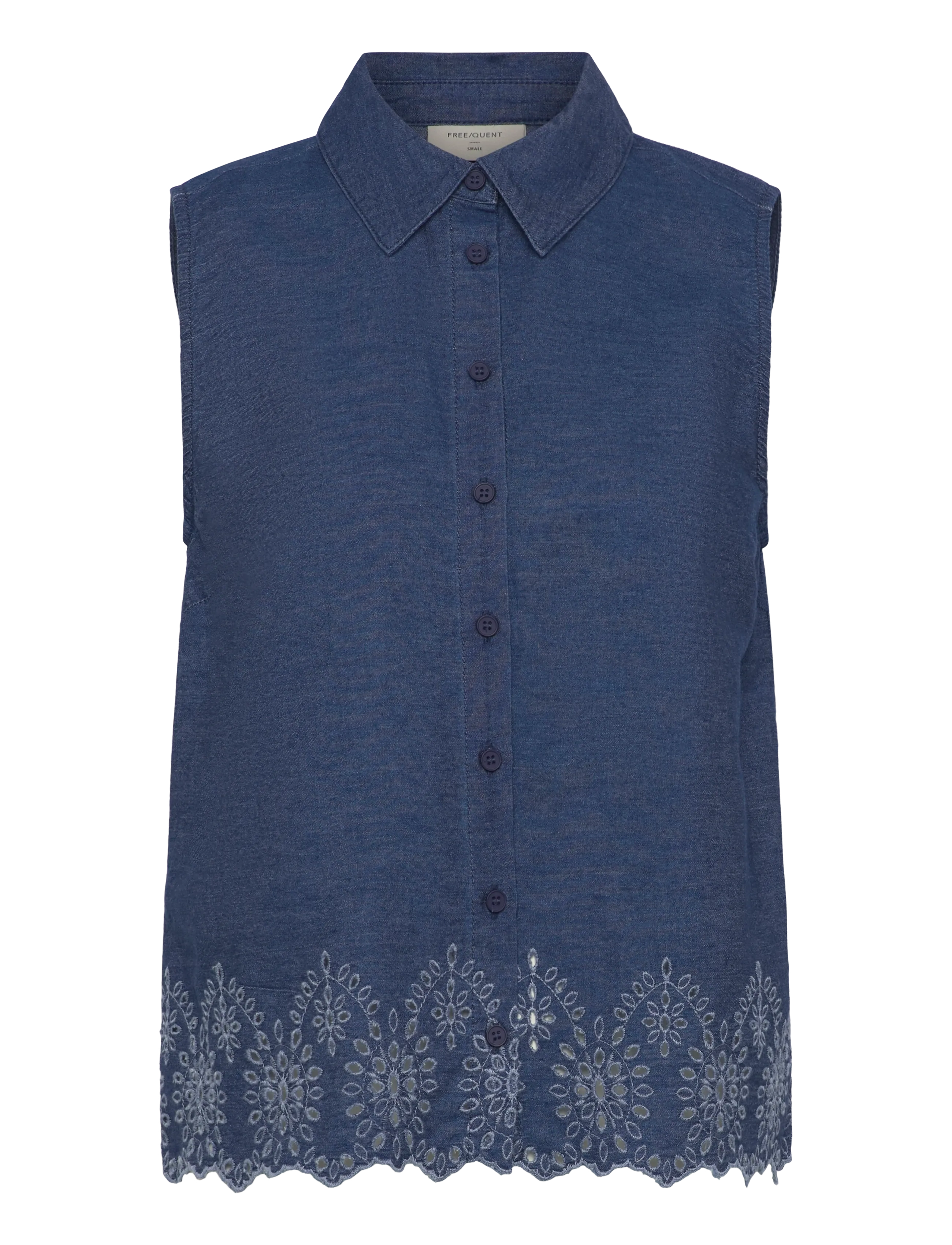 FREE/QUENT FQLINDA-BLOUSE - Neue Artikel - DARK BLUE DENIM / blue