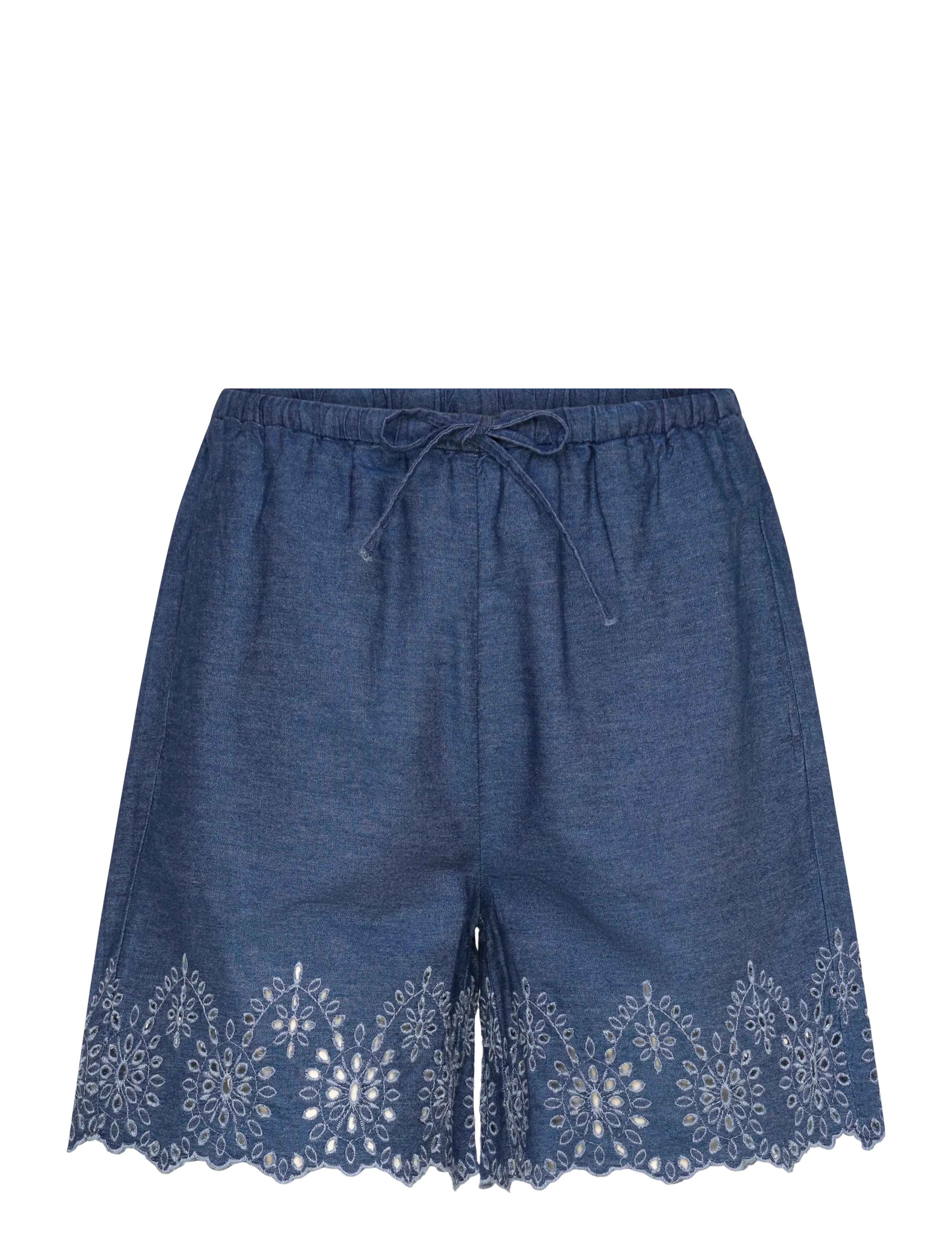 FREE/QUENT FQLINDA-SHORTS - Shorts - DARK BLUE DENIM / blue