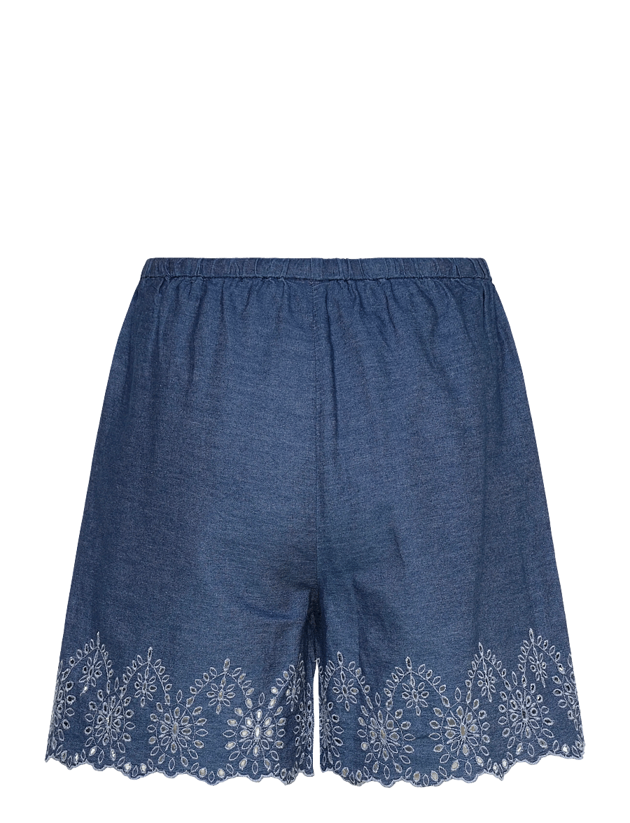 FREE/QUENT - FQLINDA-SHORTS - lühikesed teksapüksid - dark blue denim - 2