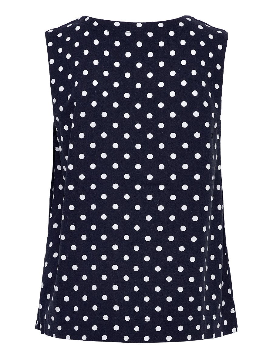 FREE/QUENT - FQLAVISCO-TOP - Ärmellose blusen - navy blazer w. brilliant white - 1