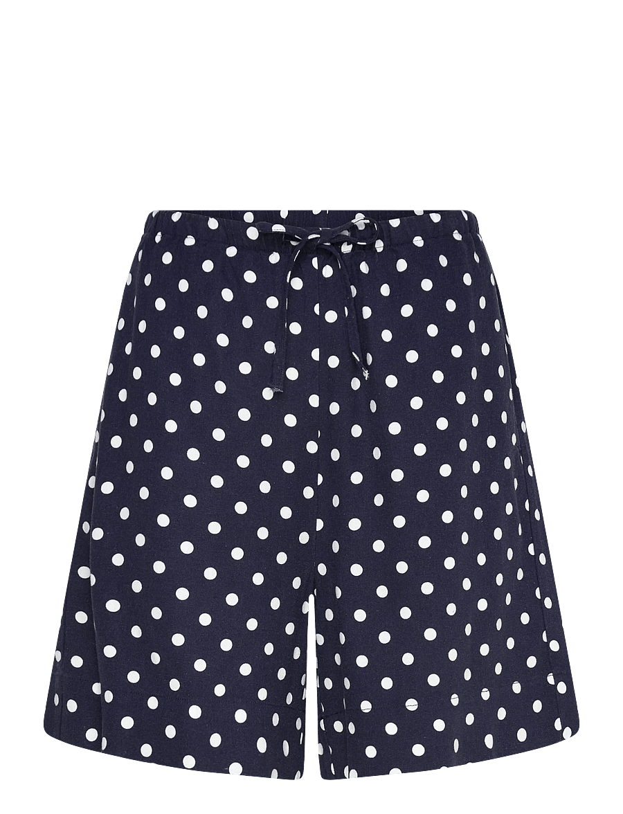 FREE/QUENT - FQLAVISCO-SHORTS - linased lühikesed püksid - navy blazer w. brilliant white - 0