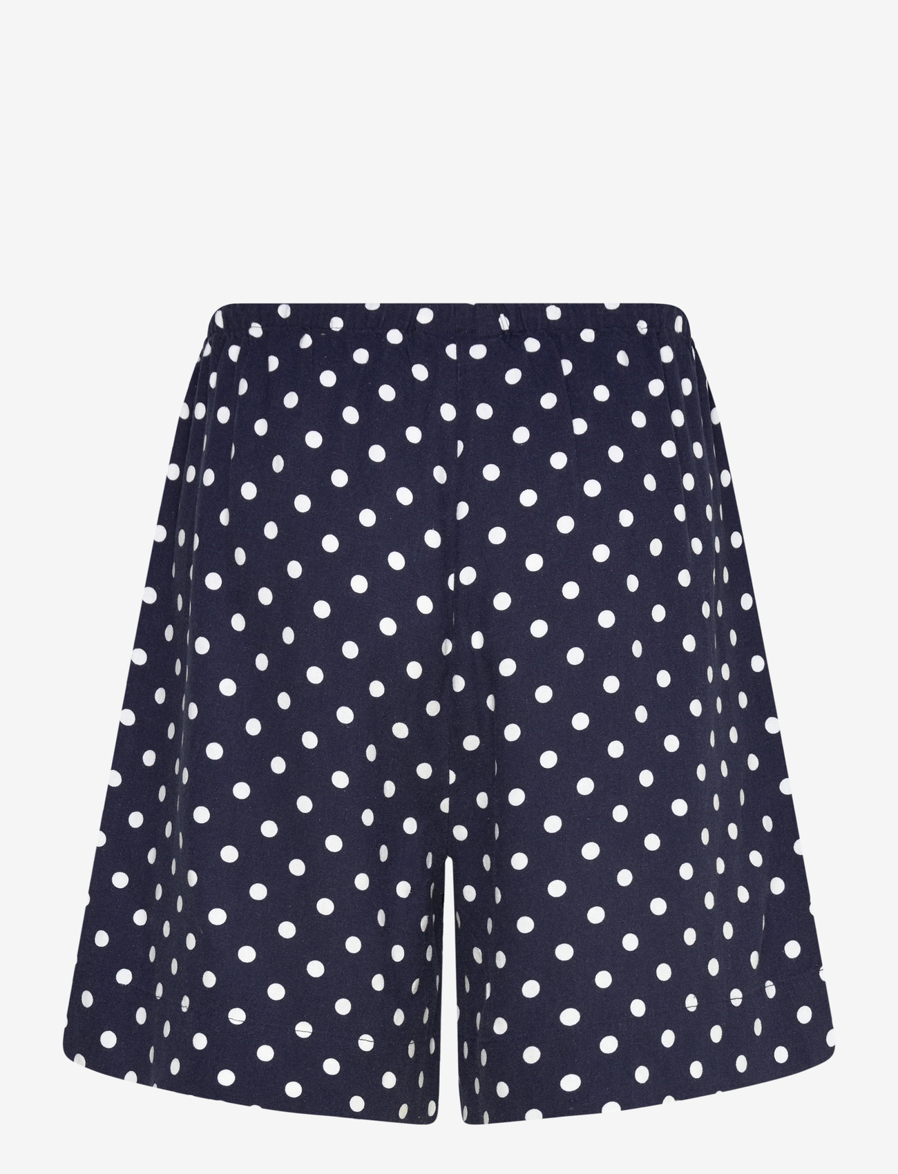 FREE/QUENT - FQLAVISCO-SHORTS - linen shorts - navy blazer w. brilliant white - 1