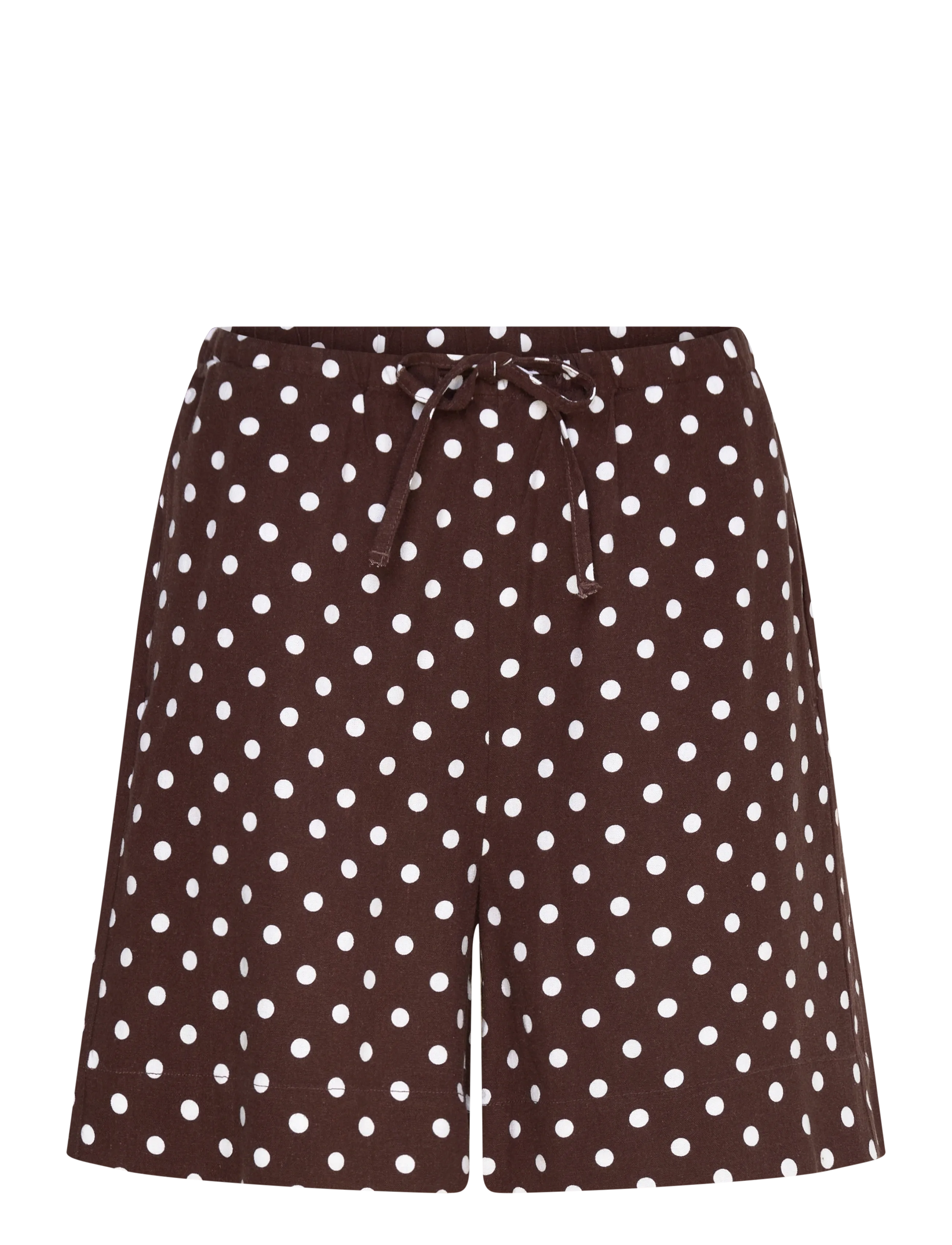 FREE/QUENT FQLAVISCO-SHORTS - Shorts - COFFEE BEAN W. BRILLIANT WHITE / brown