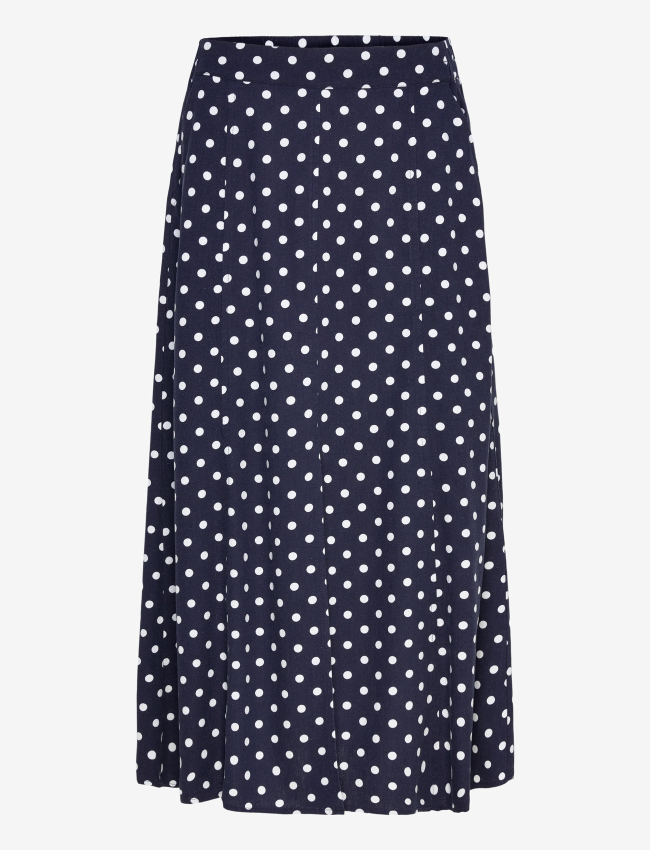 FREE/QUENT - FQLAVISCO-SKIRT - maxi nederdele - navy blazer w. brilliant white - 0