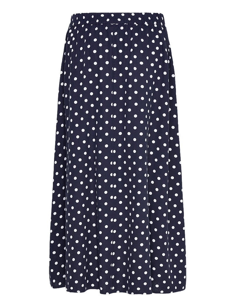 FREE/QUENT - FQLAVISCO-SKIRT - maxi nederdele - navy blazer w. brilliant white - 1