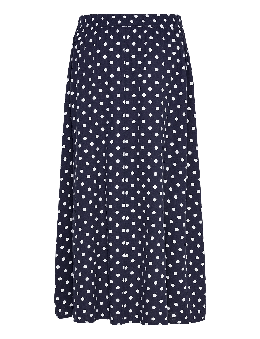 FREE/QUENT - FQLAVISCO-SKIRT - maxi röcke - navy blazer w. brilliant white - 1
