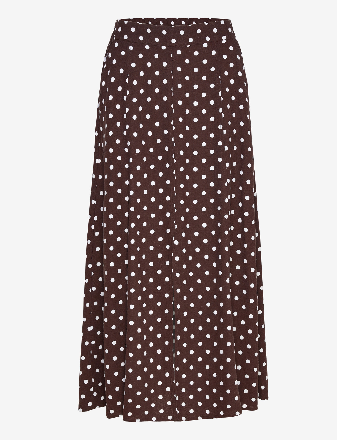 FREE/QUENT - FQLAVISCO-SKIRT - maxi nederdele - coffee bean w. brilliant white - 1