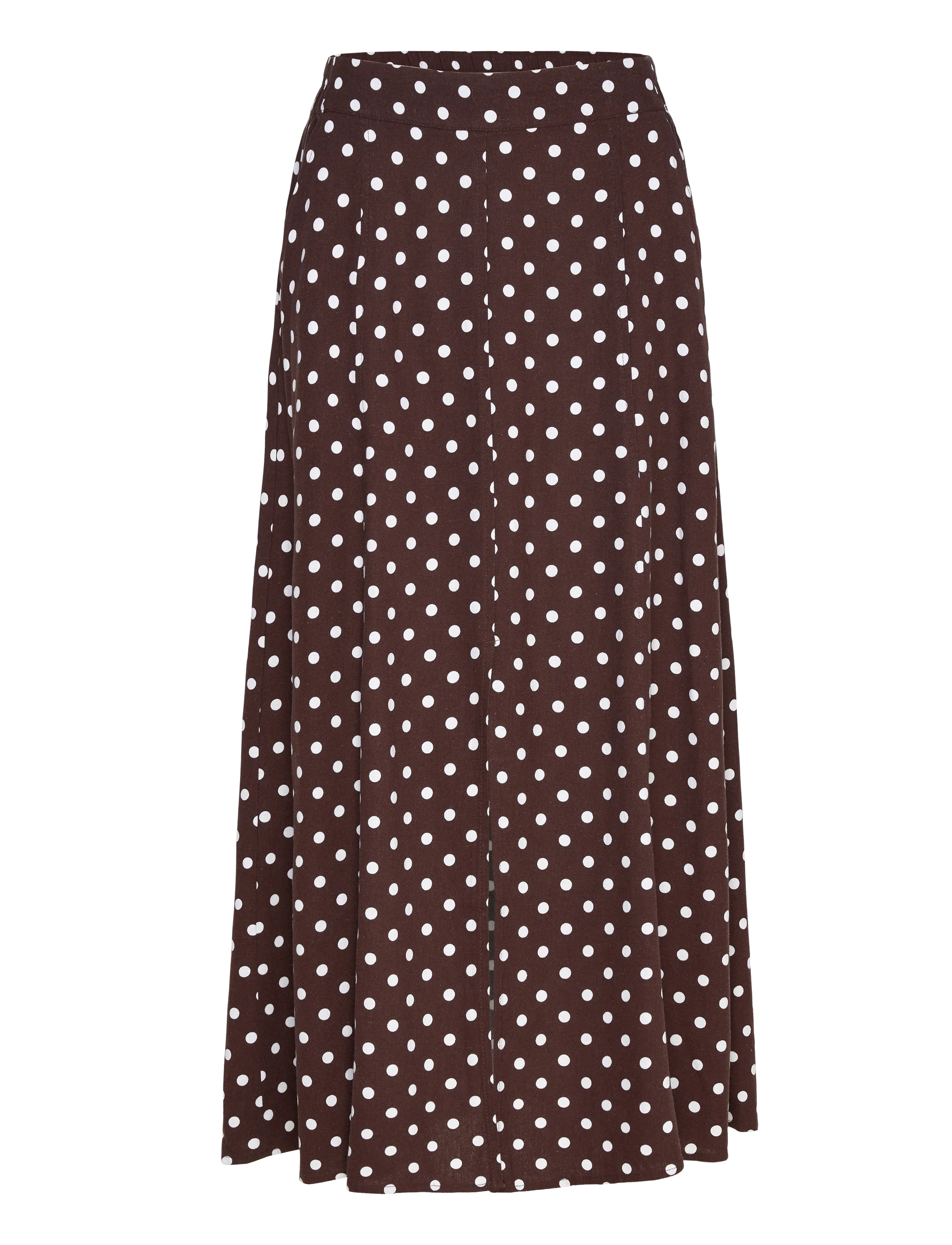 FREE/QUENT FQLAVISCO-SKIRT - Freequent - COFFEE BEAN W. BRILLIANT WHITE / brown