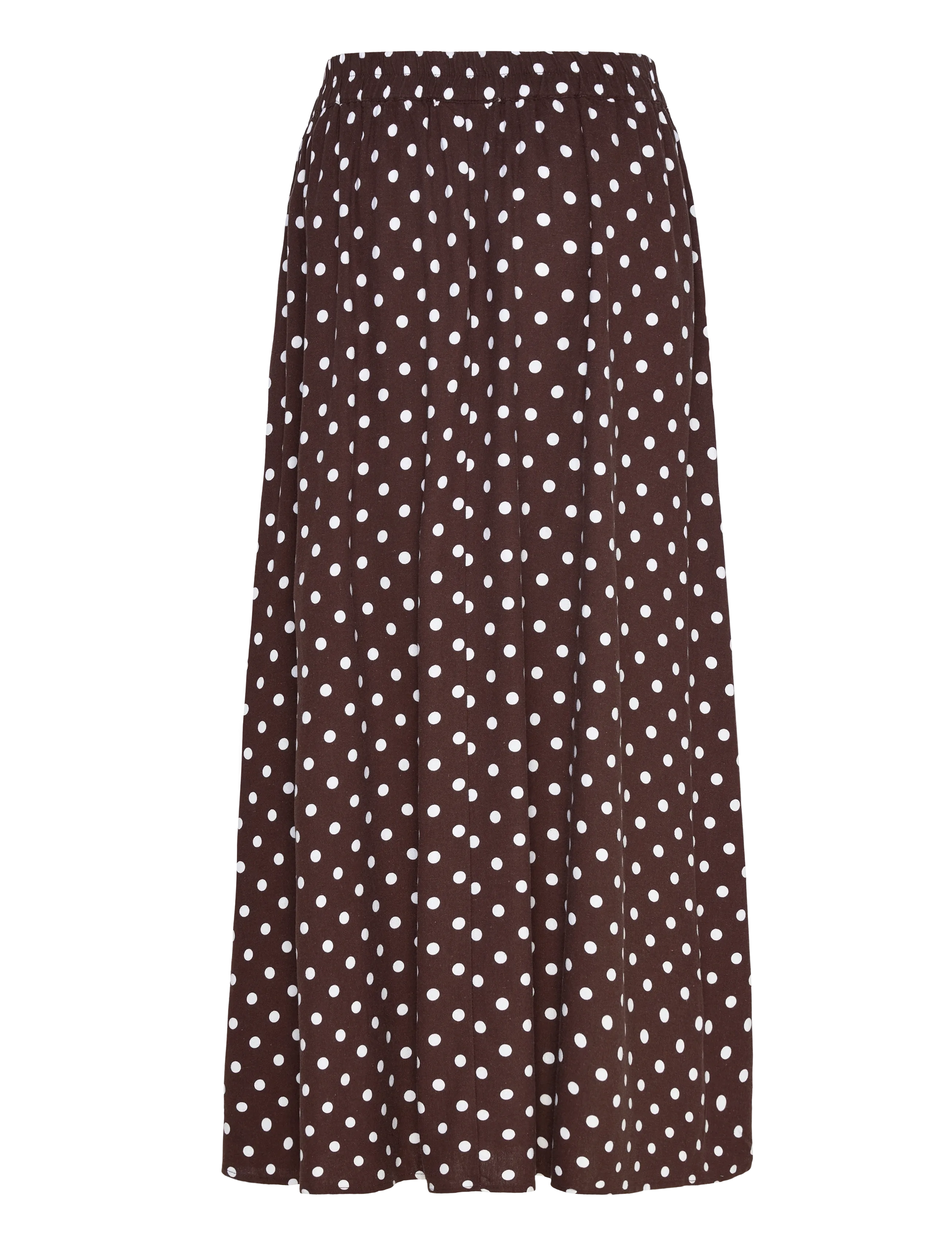 FREE/QUENT - FQLAVISCO-SKIRT - maksiseelikud - coffee bean w. brilliant white - 2
