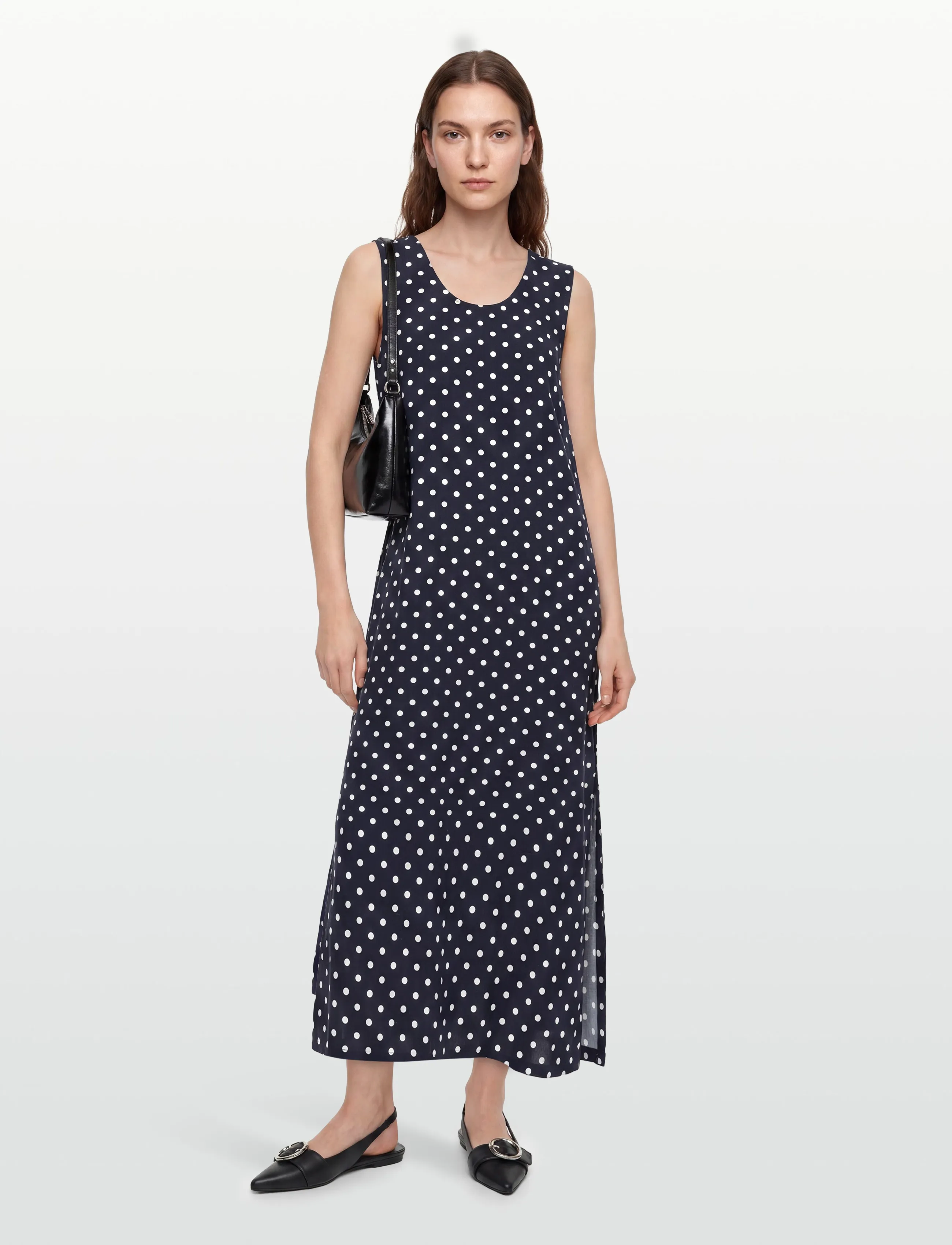 FREE/QUENT FQLAVISCO-DRESS - Maxi kjoler - NAVY BLAZER W. BRILLIANT WHITE / navy