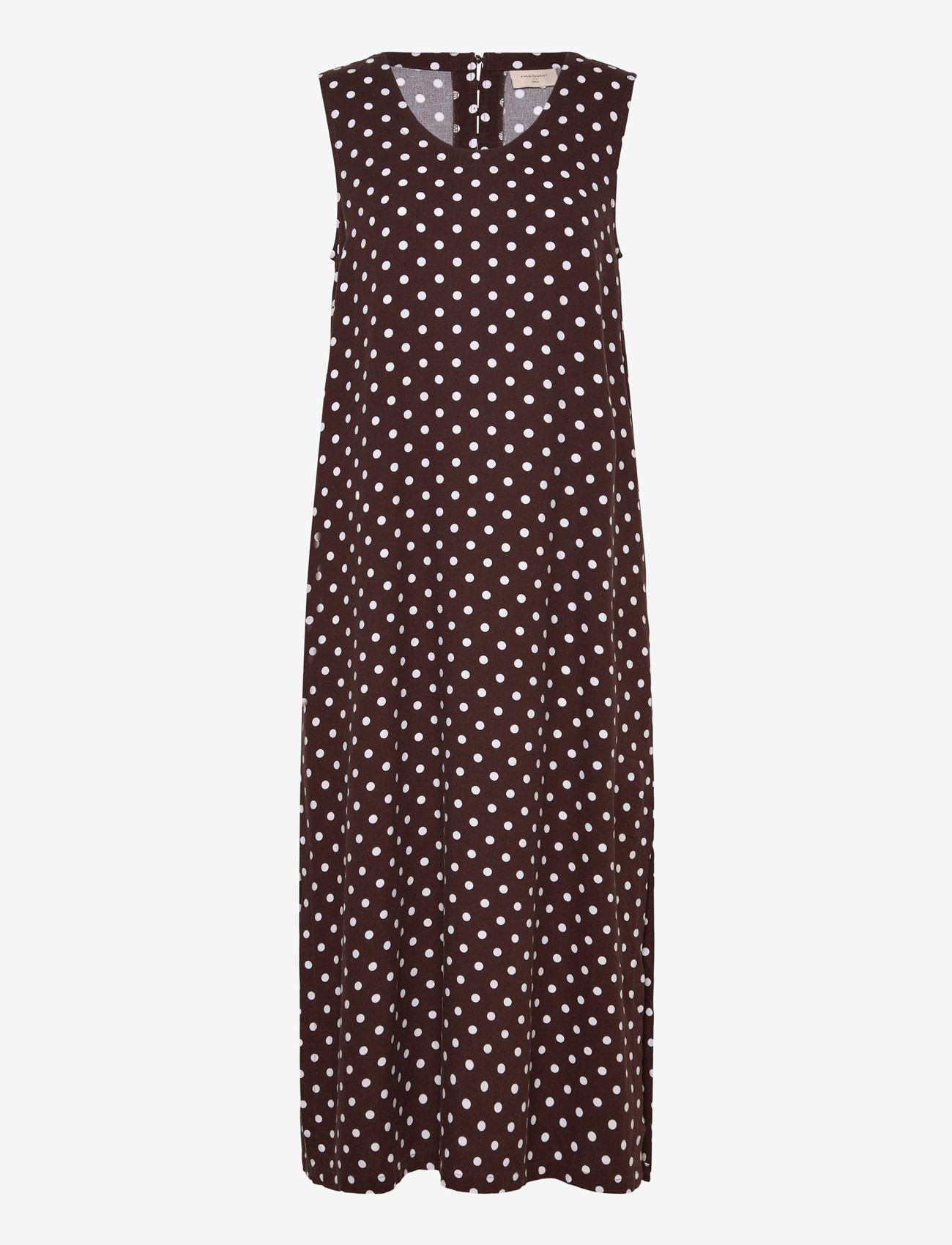 FREE/QUENT - FQLAVISCO-DRESS - maxi kjoler - coffee bean w. brilliant white - 1