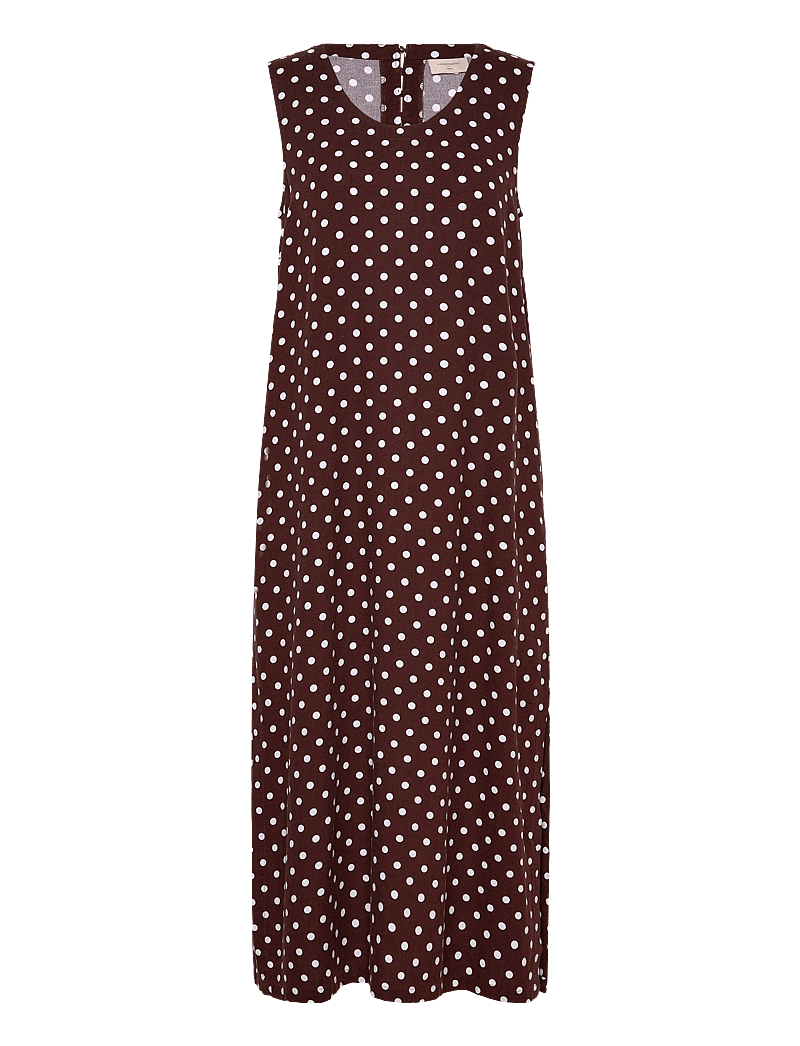 FREE/QUENT - FQLAVISCO-DRESS - maxi kjoler - coffee bean w. brilliant white - 1
