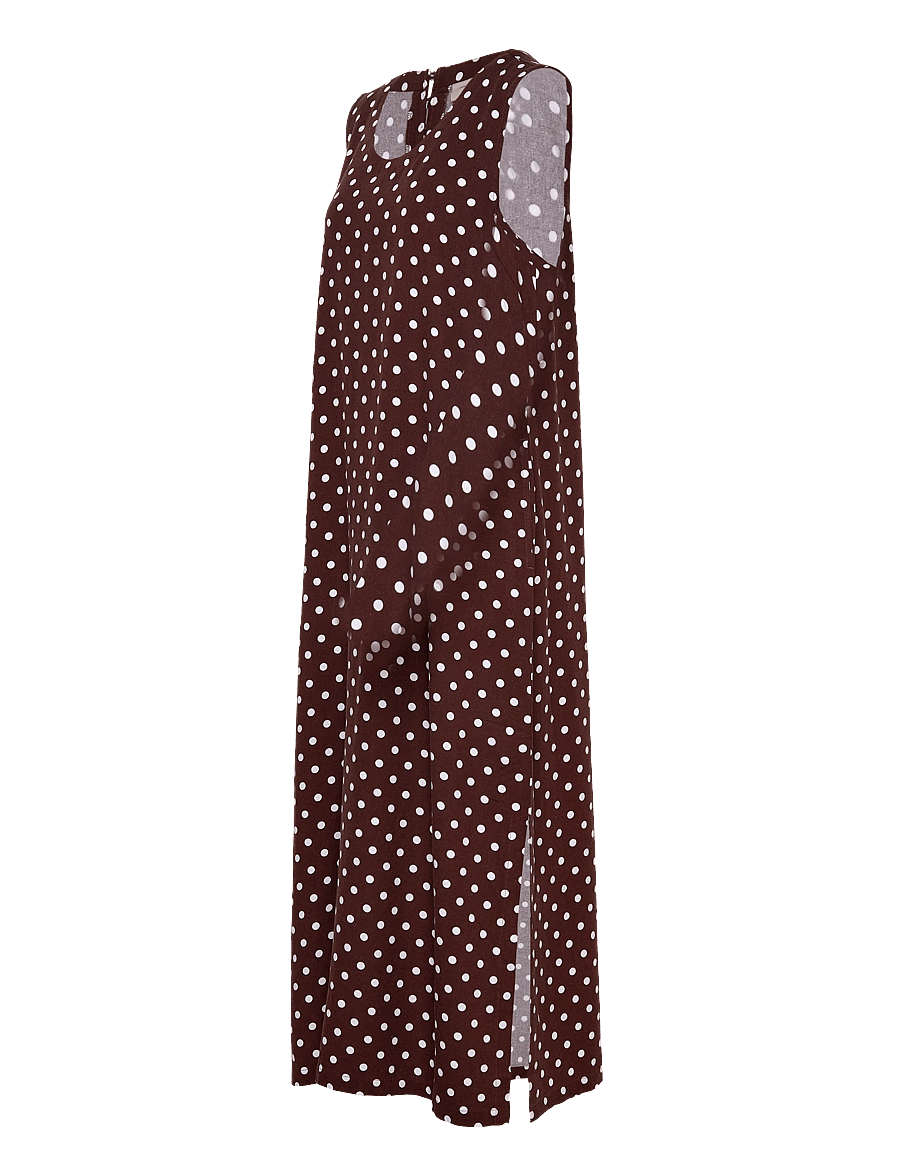 FREE/QUENT - FQLAVISCO-DRESS - maxiklänningar - coffee bean w. brilliant white - 3