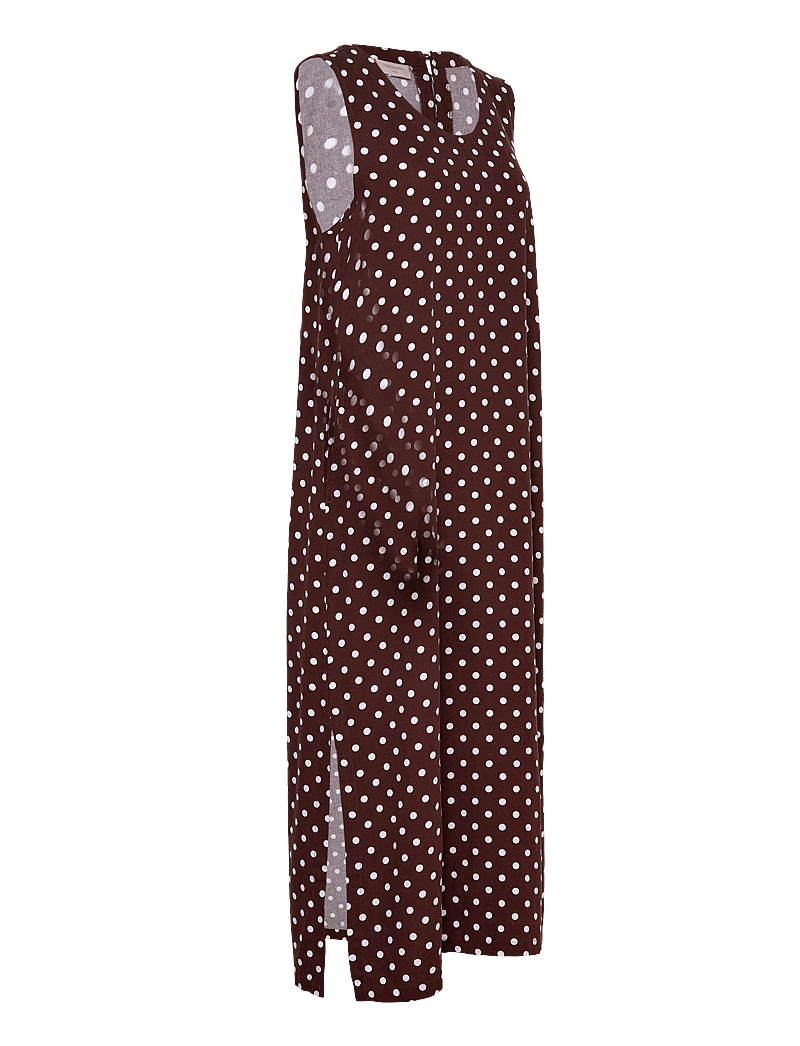 FREE/QUENT - FQLAVISCO-DRESS - maxi kjoler - coffee bean w. brilliant white - 4