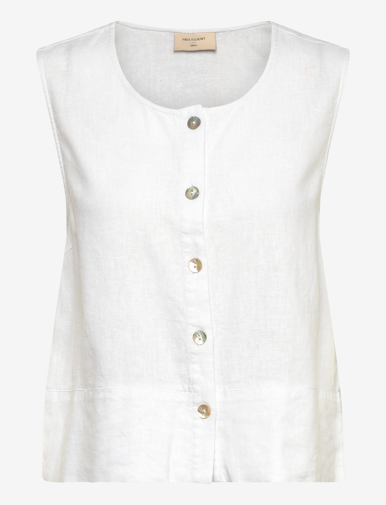 FREE/QUENT - FQLAVA-TOP - Ärmellose blusen - brilliant white - 1