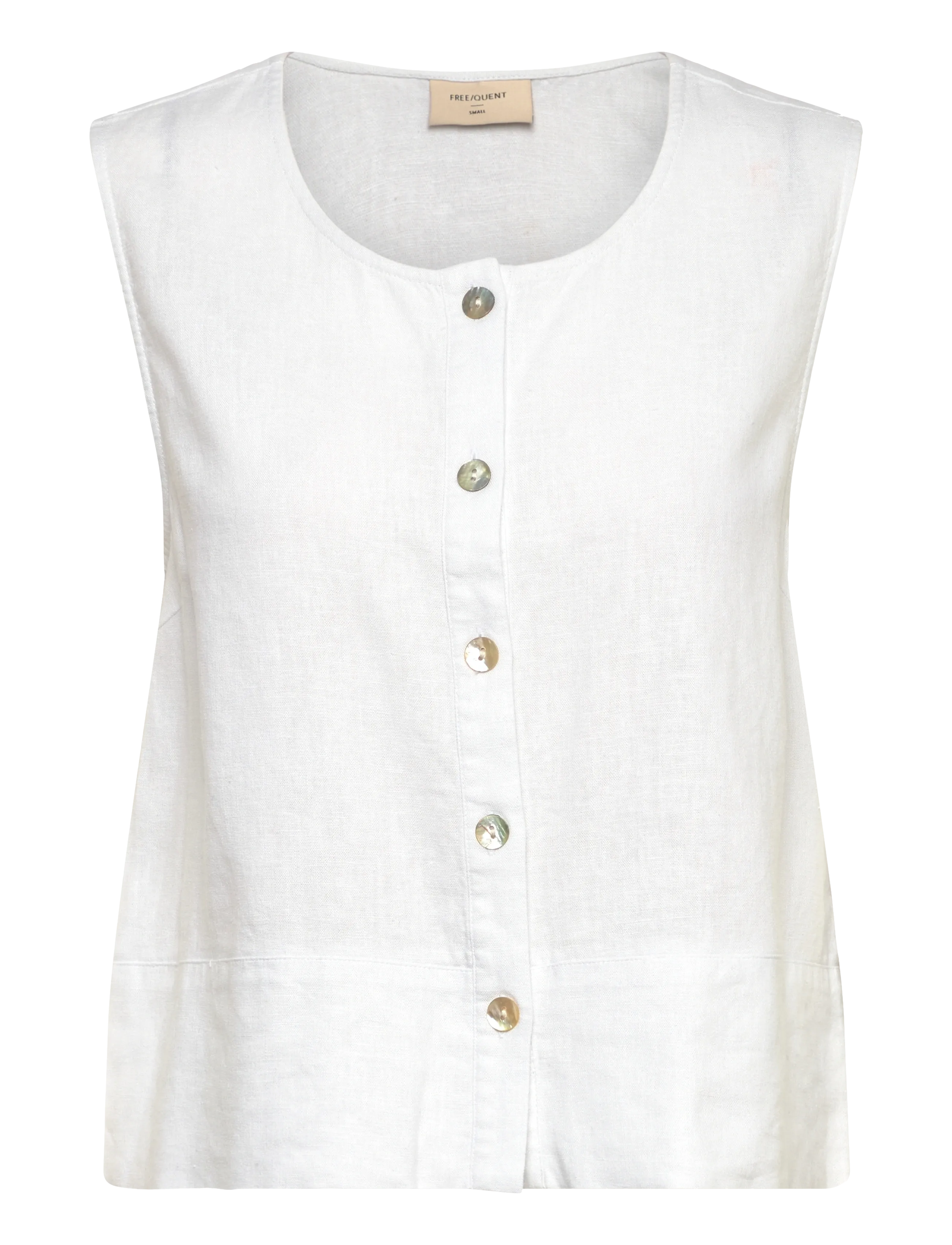 FREE/QUENT FQLAVA-TOP - Bluser & Skjorter - BRILLIANT WHITE / white