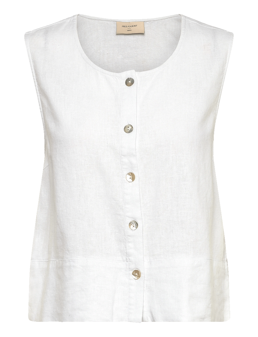 FREE/QUENT - FQLAVA-TOP - Ärmlösa blusar - brilliant white - 1