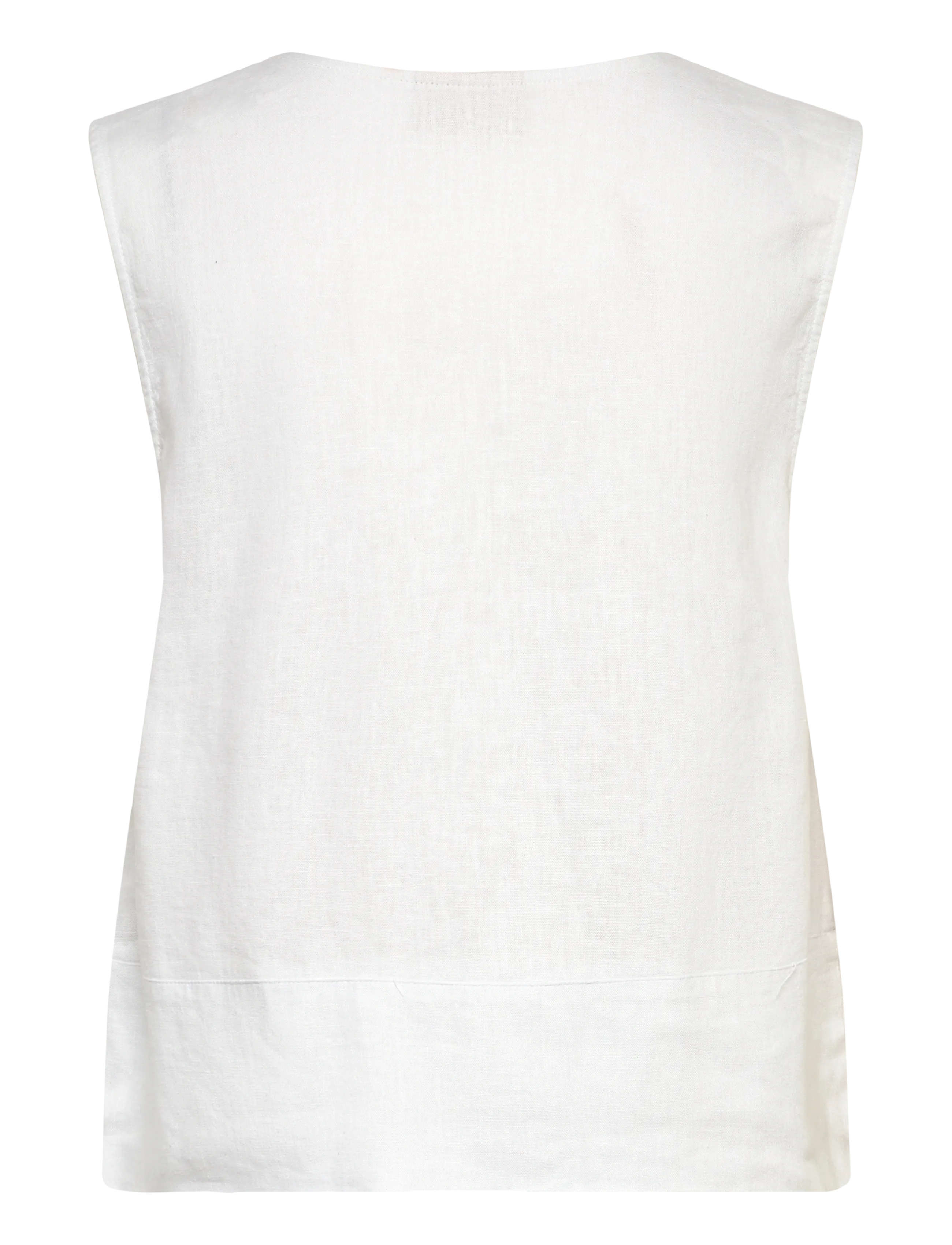 FREE/QUENT - FQLAVA-TOP - sleeveless blouses - brilliant white - 2