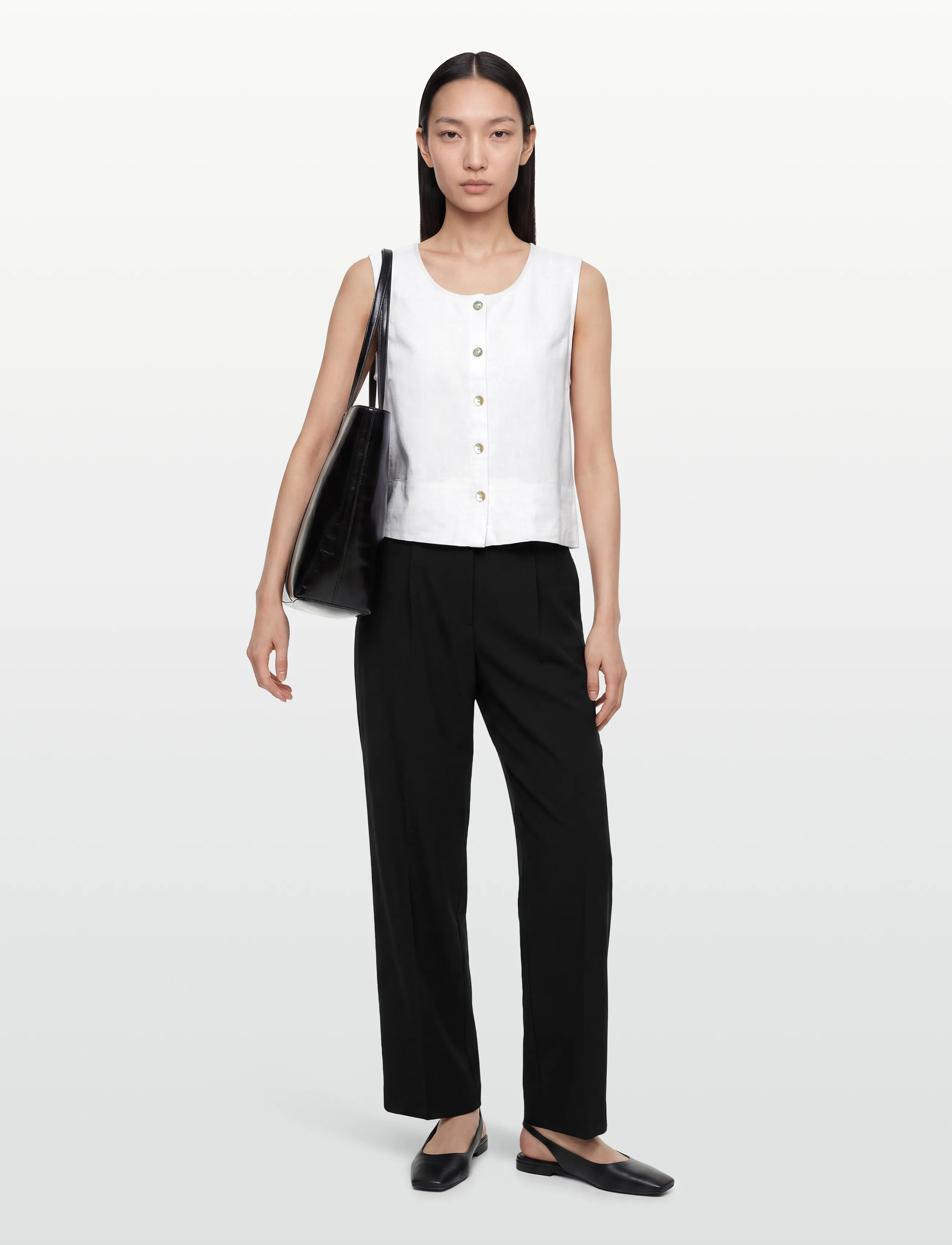 FREE/QUENT FQLAVA-TOP - Blusen - BRILLIANT WHITE / white