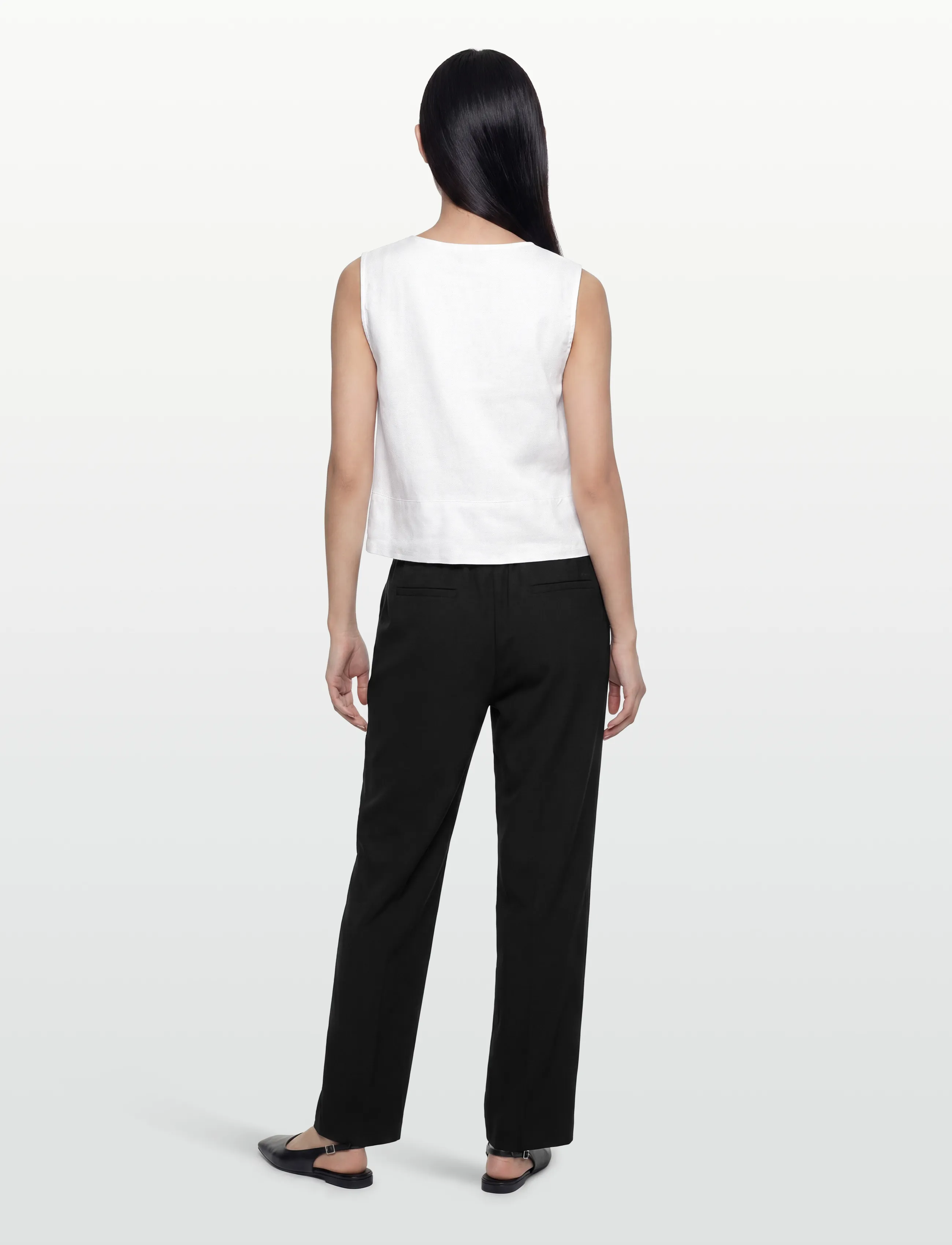 FREE/QUENT - FQLAVA-TOP - sleeveless blouses - brilliant white - 4