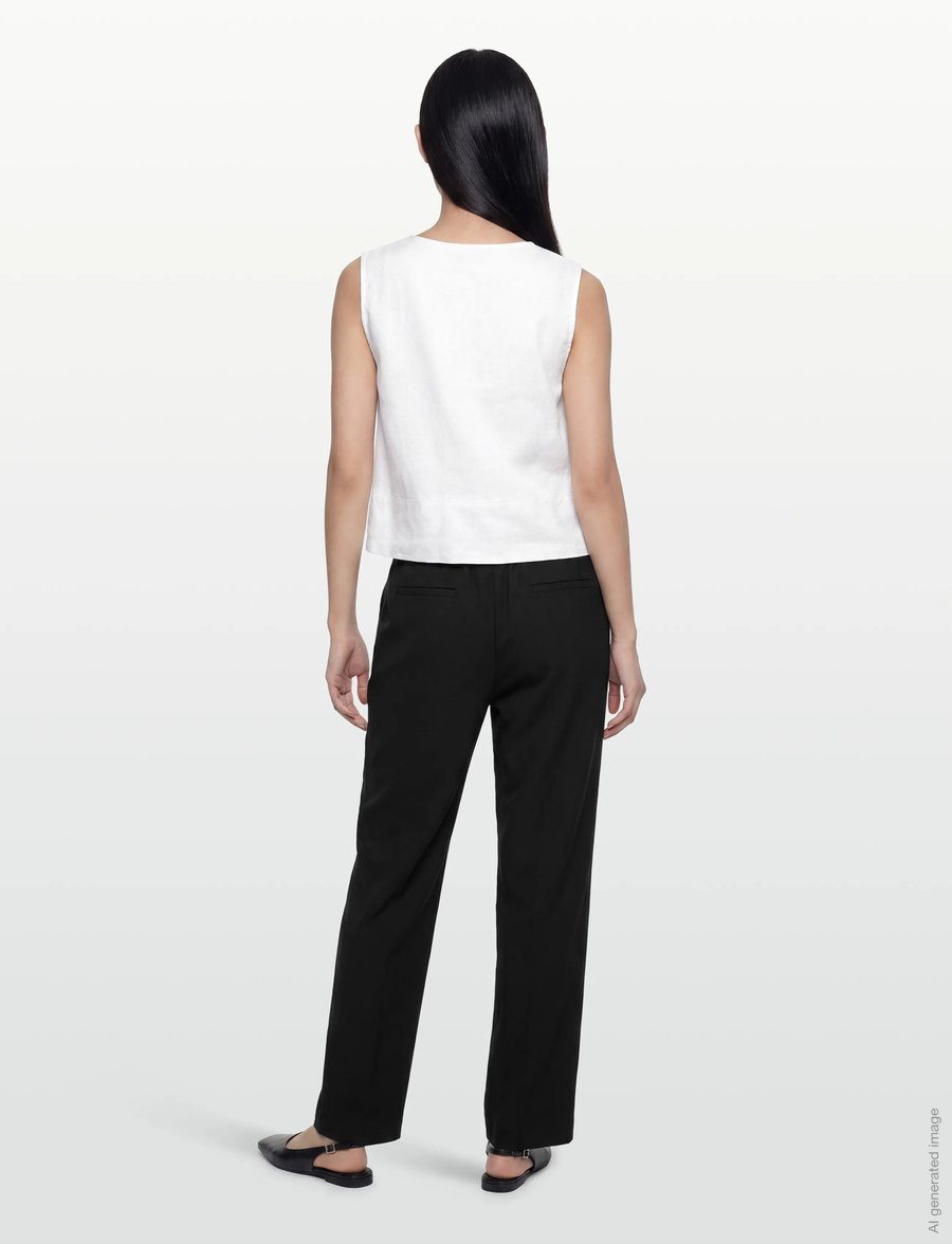 FREE/QUENT - FQLAVA-TOP - Ärmlösa blusar - brilliant white - 4