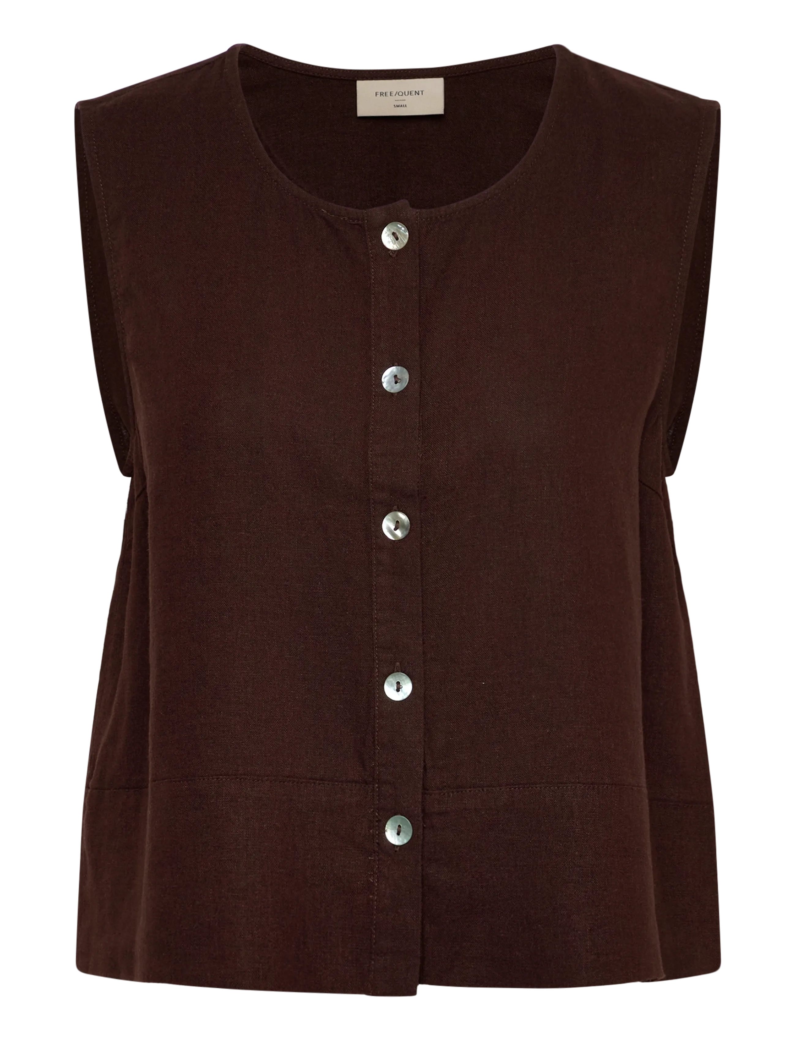 FREE/QUENT FQLAVA-TOP - Riided - COFFEE BEAN / brown